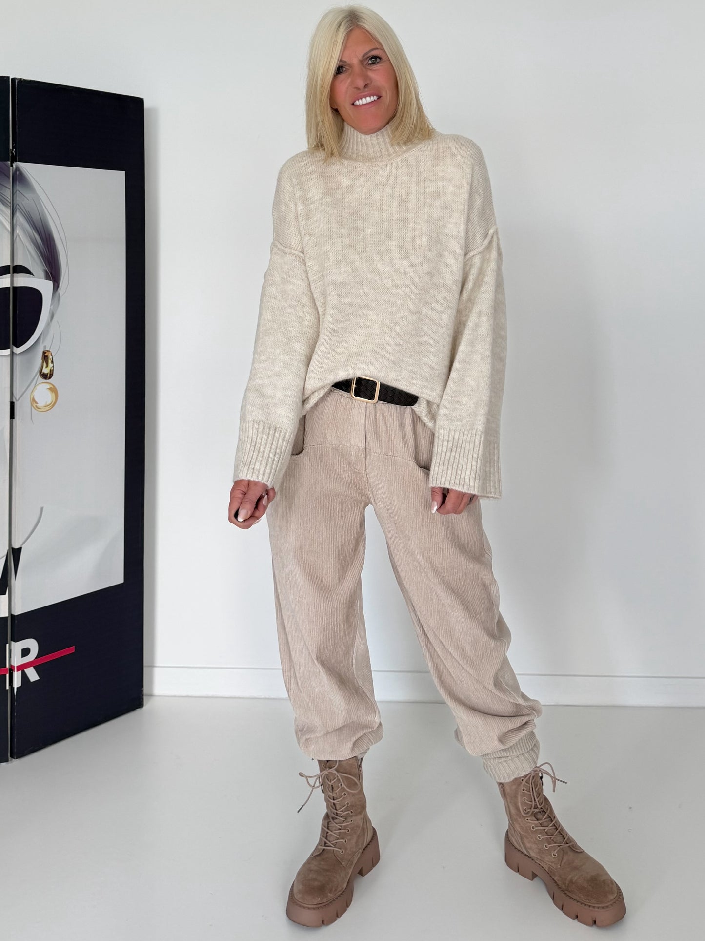 Kuscheliger Pullover - ecru