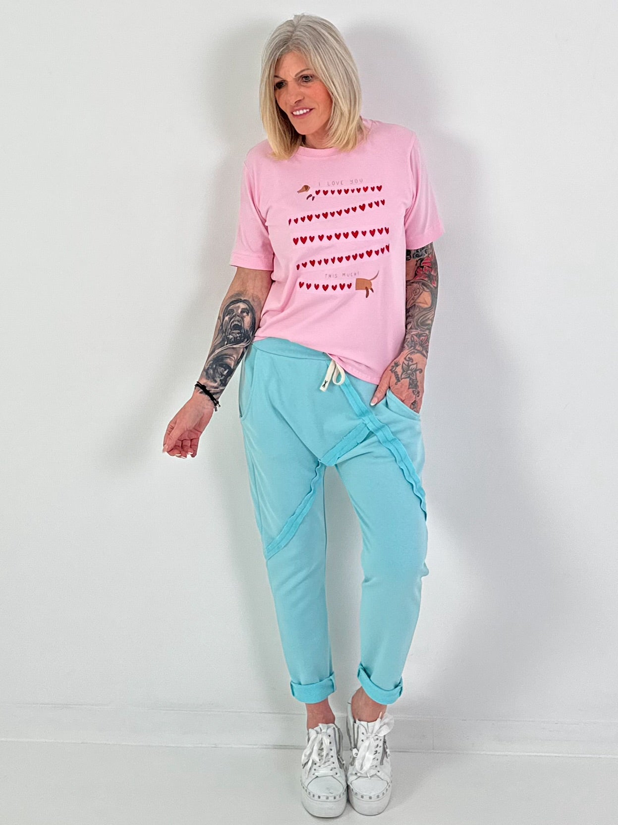 Shirt Dog Love - rosa