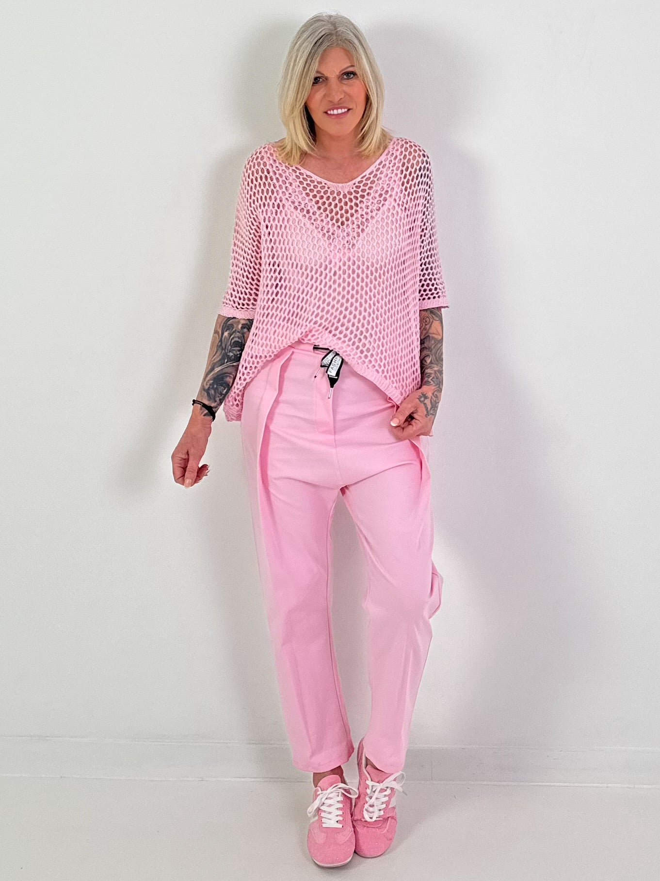 Gehaakt shirt - roze