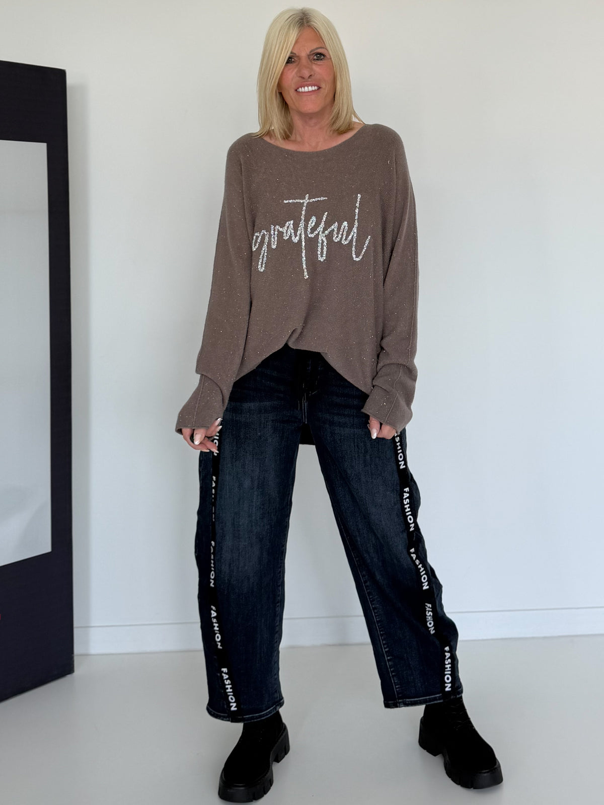 Pullover Grateful - taupe