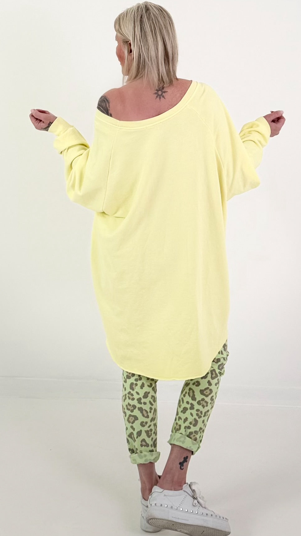 Oversized Sweater - gelb