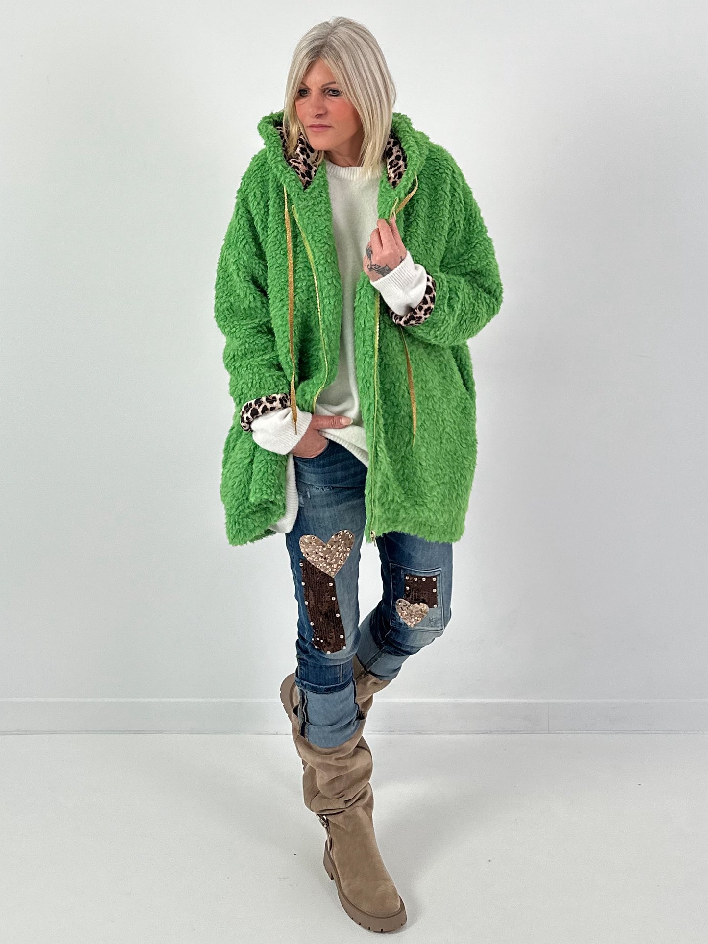 Jeans model "Denim Heartbeat" - dark denim