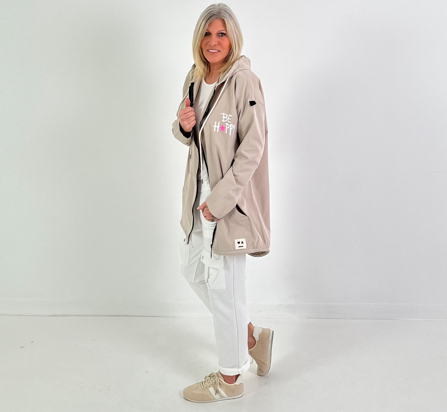 Jacke Don´t worry - beige