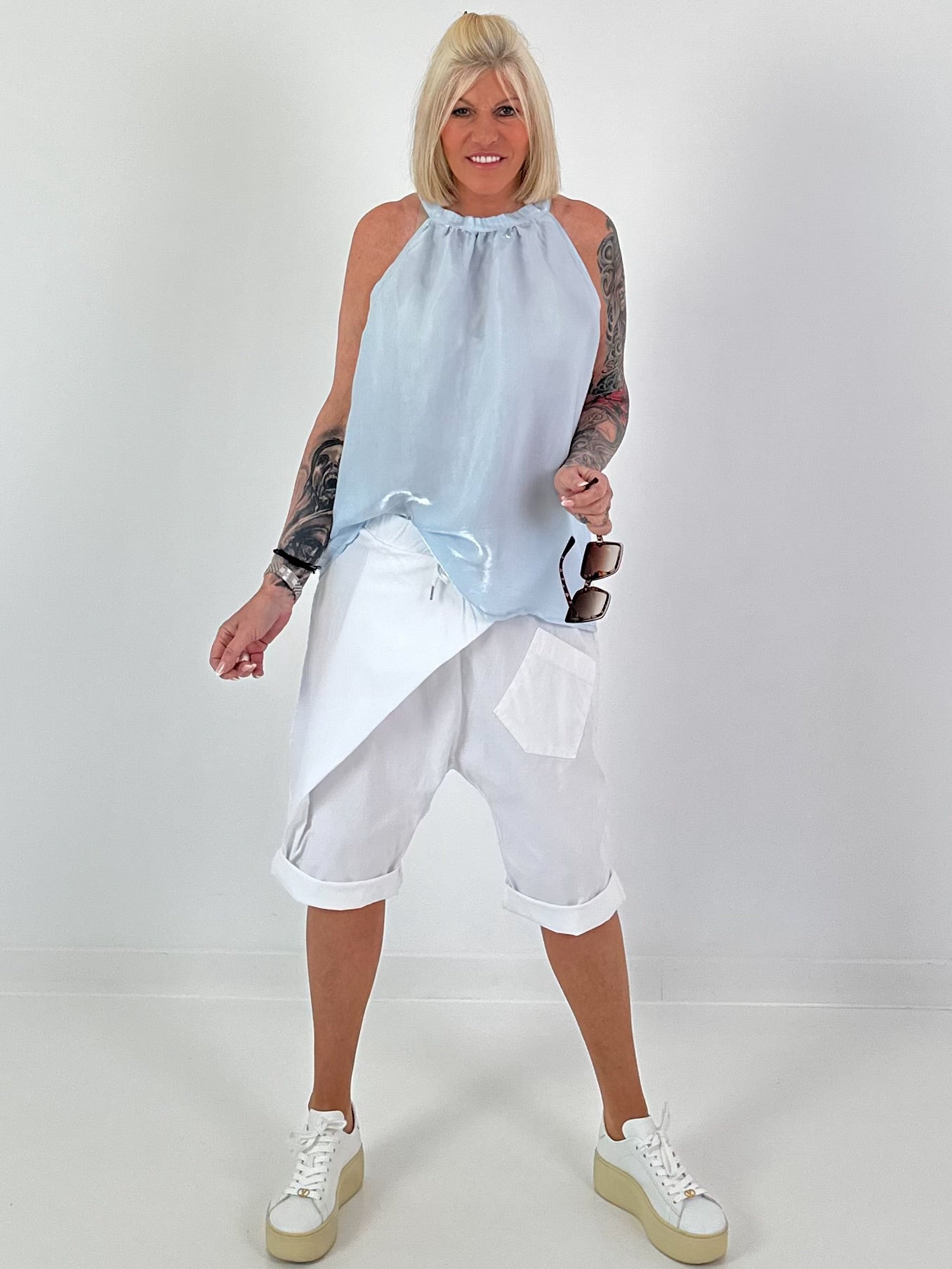 Leichtes Top - hellblau