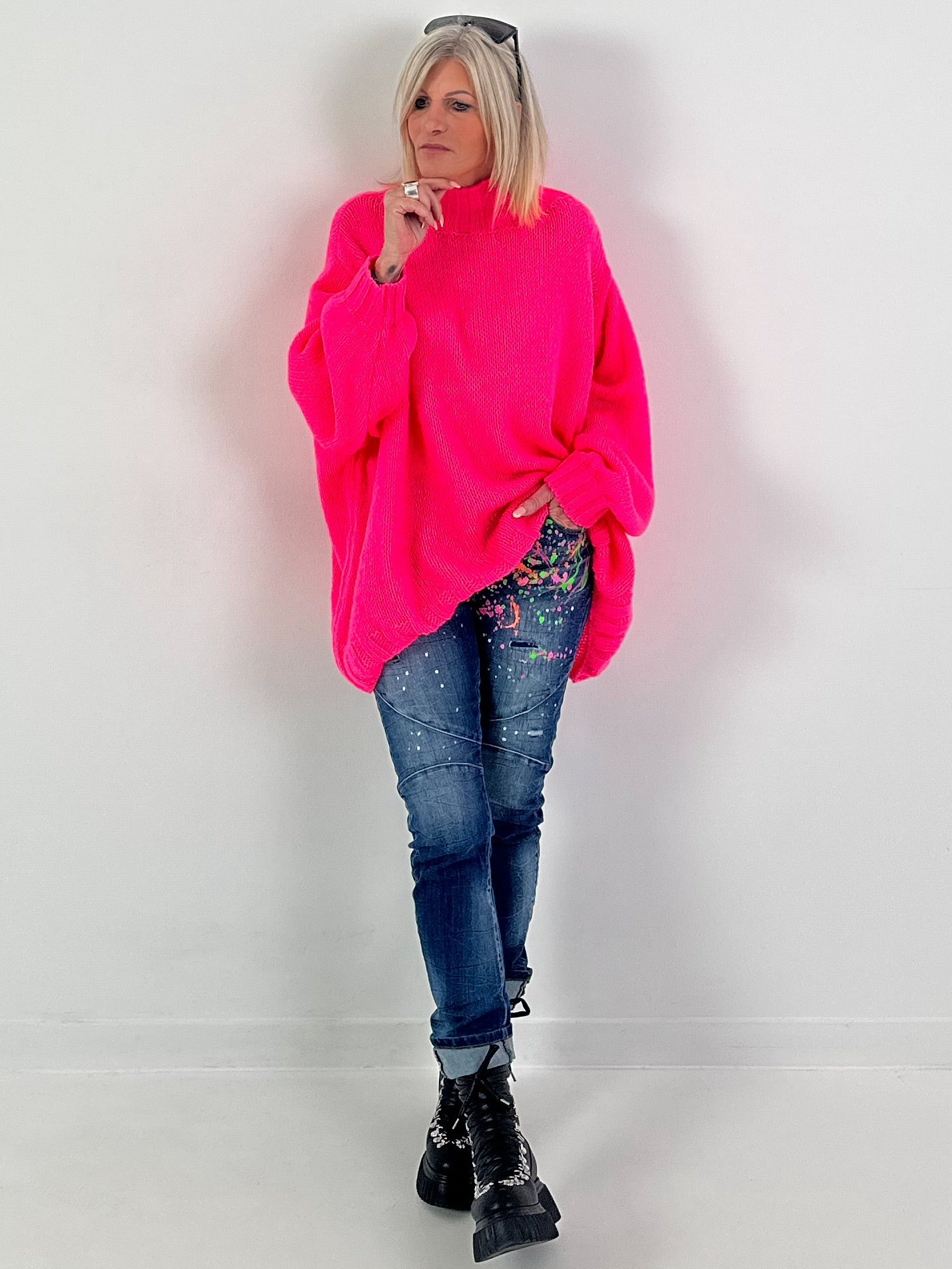 Jeans Modell "Color Riot" - blue denim