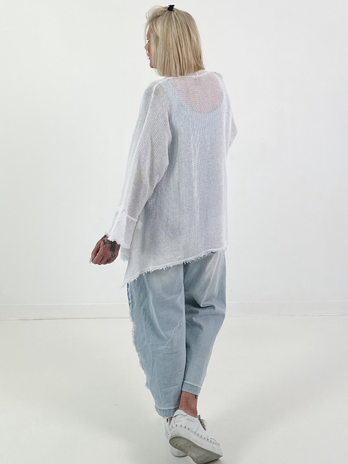 Netzjacke - weiss