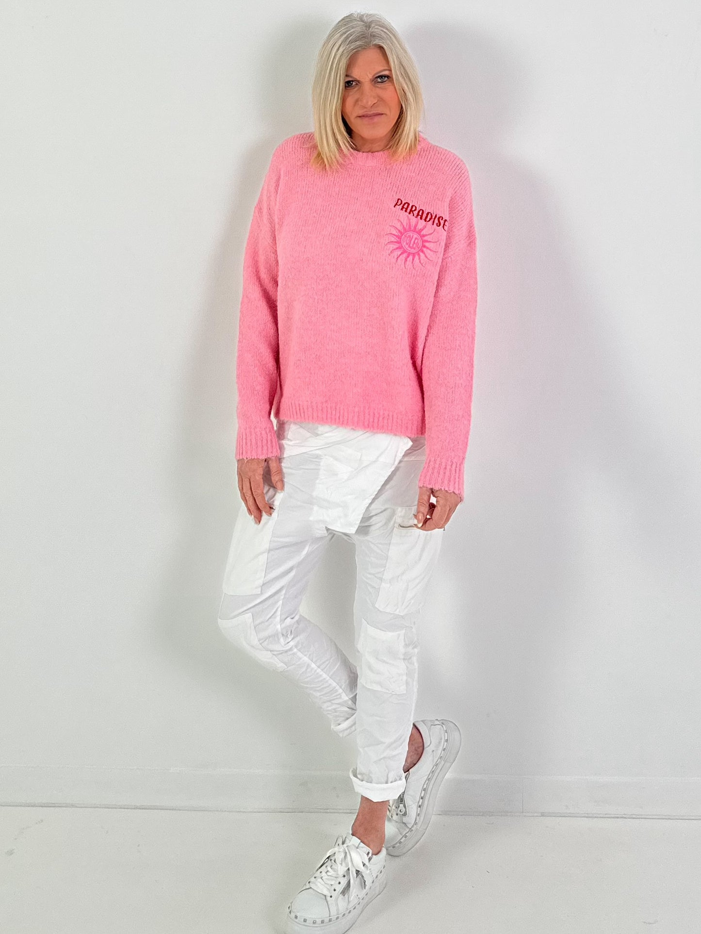 Pullover Modell "Paradise" - rosa