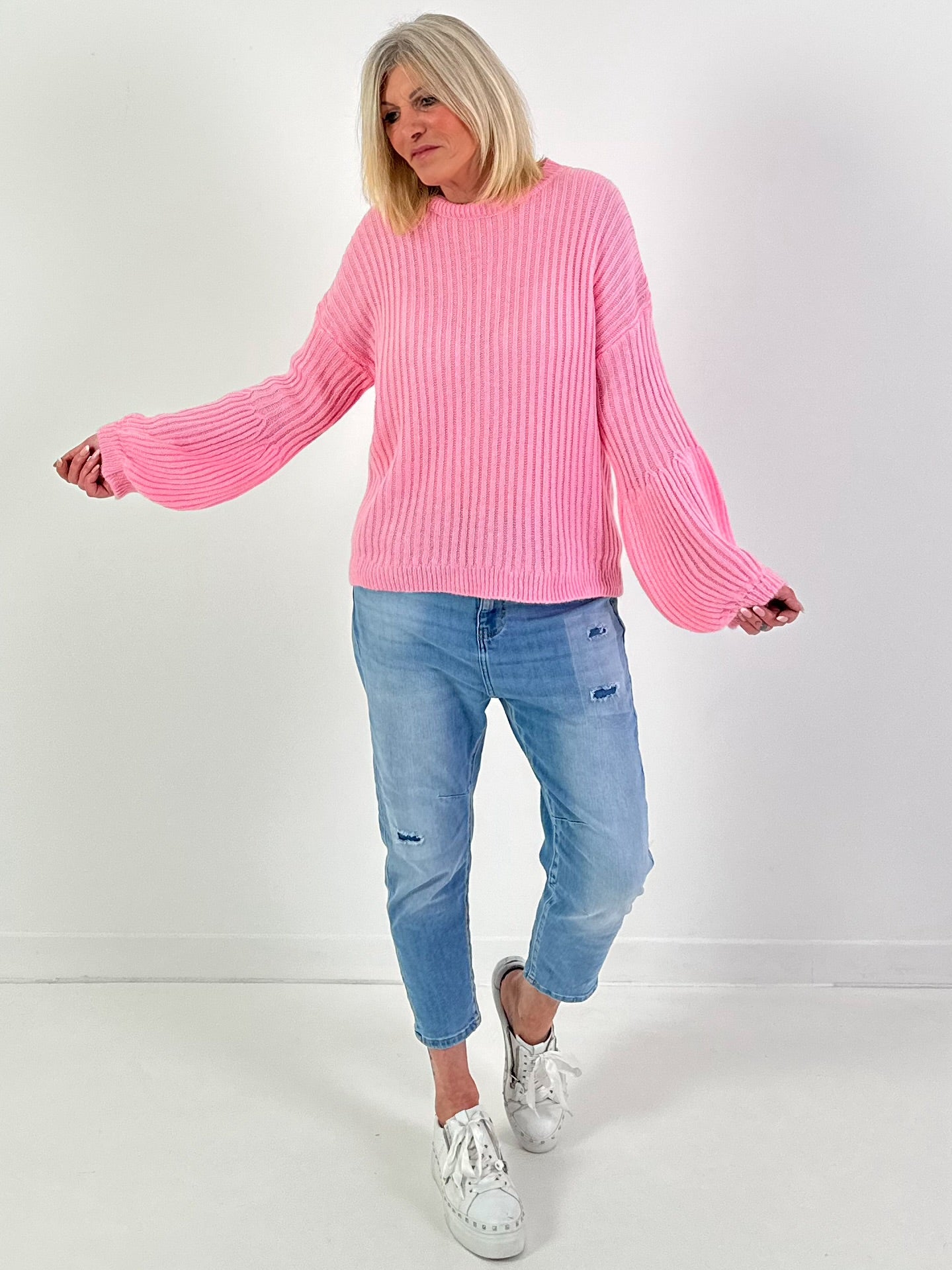 Pullover Modell "CloudSleeve" - rosa