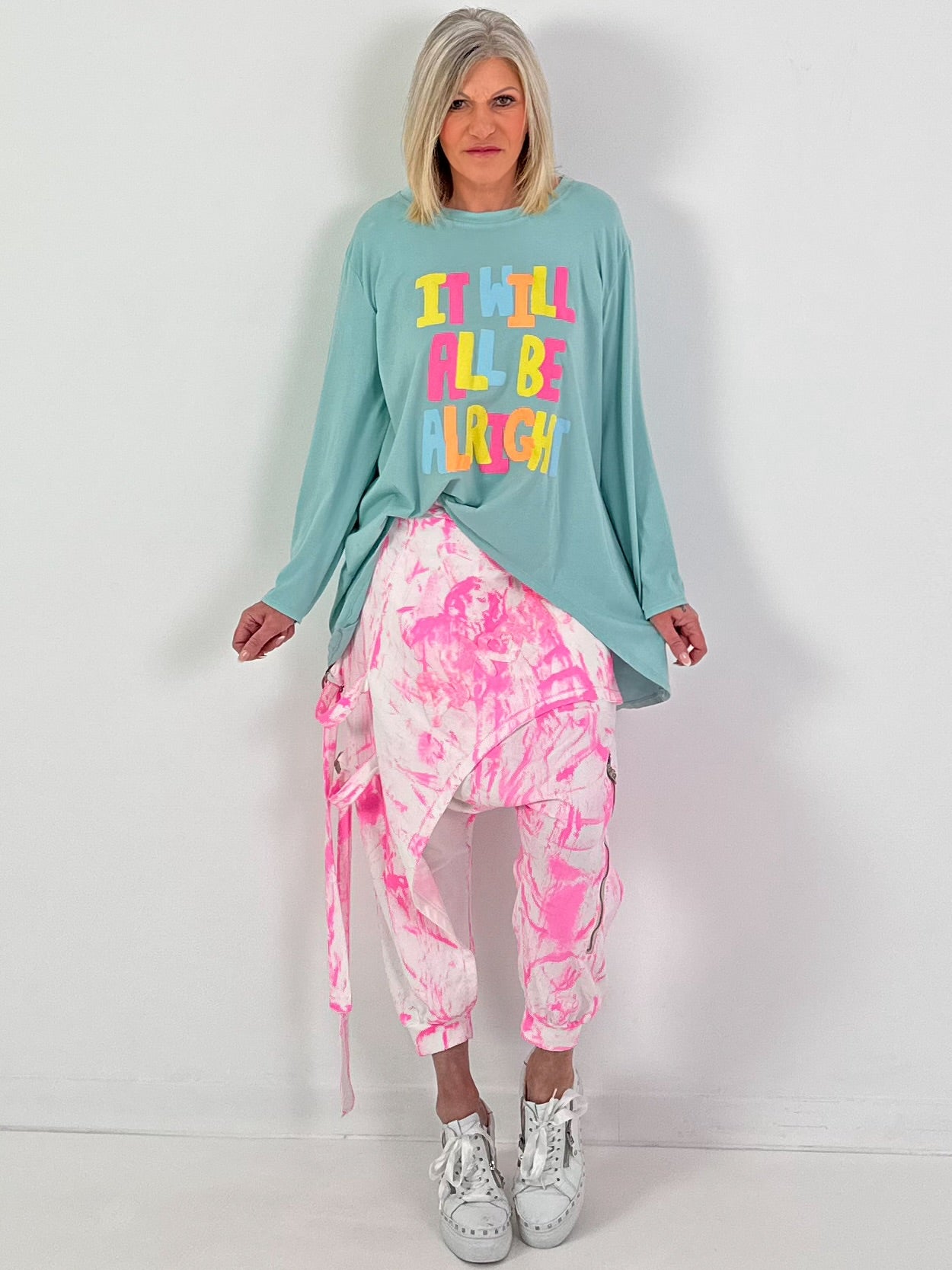 Shirt ALRIGHT - watergreen