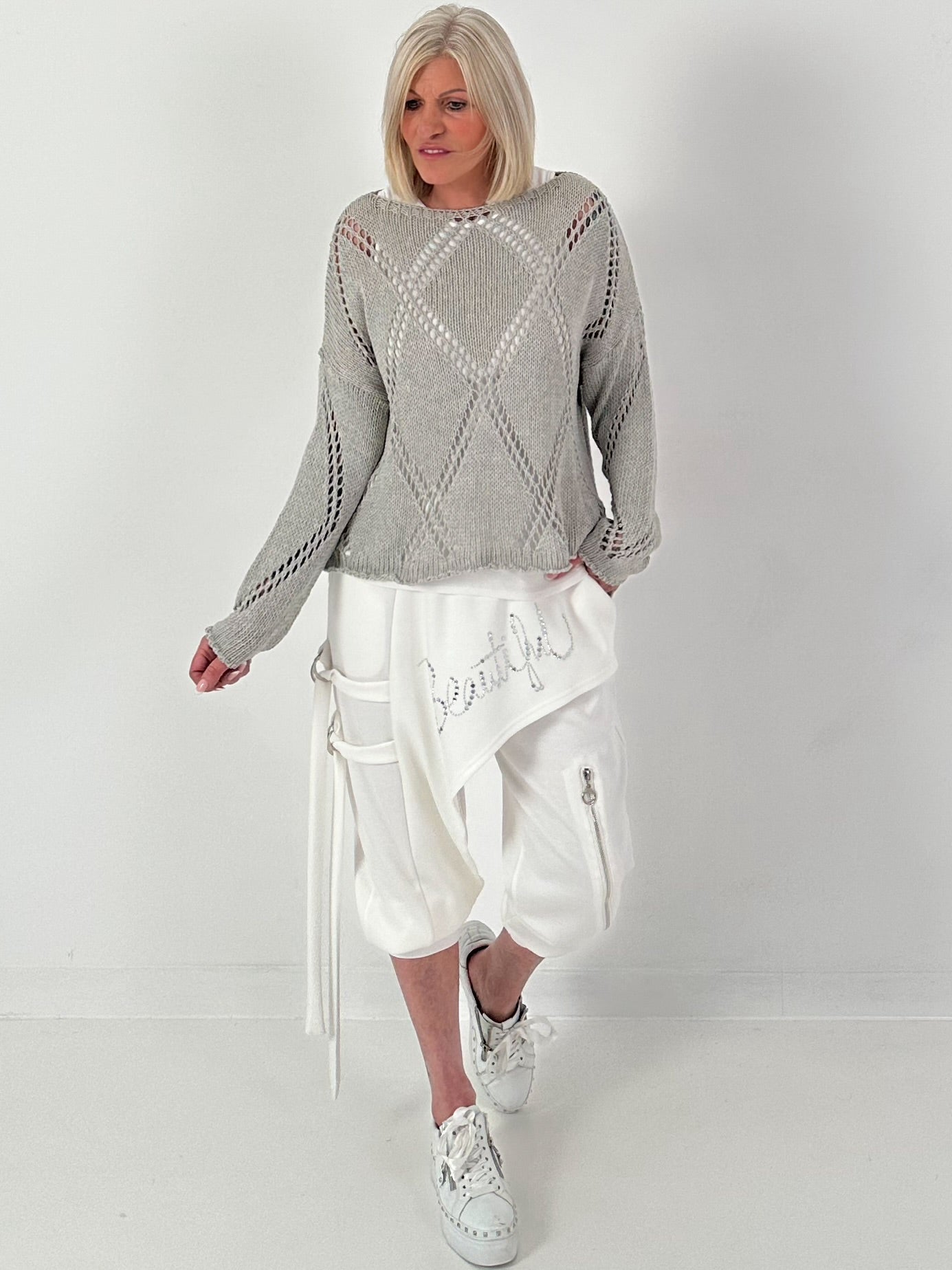 Baggy Hose Beautiful - weiss