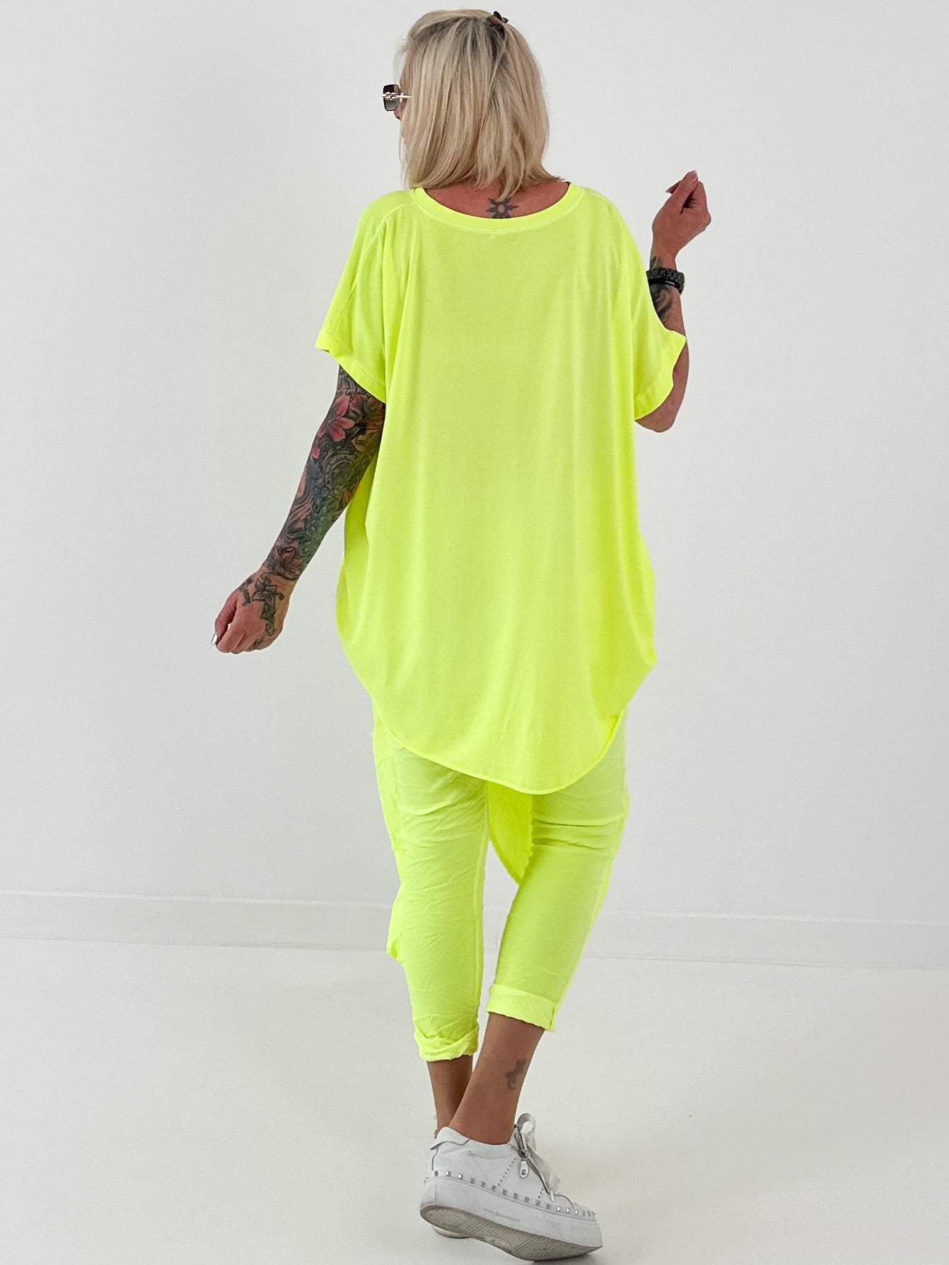Oversized T-Shirt - neongelb