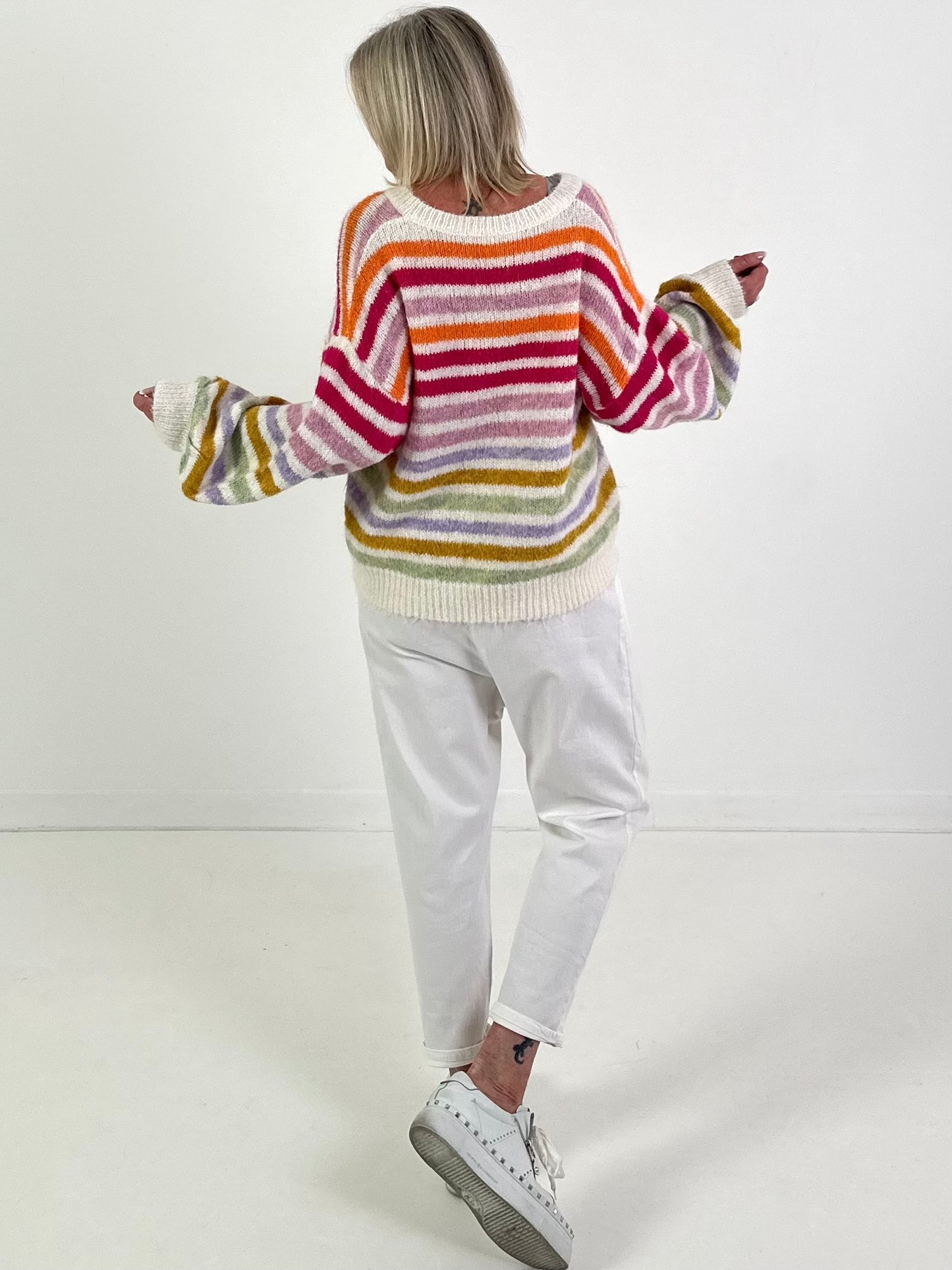 Pullover Modell "Chérie Striped Knit" - mehrfarbig