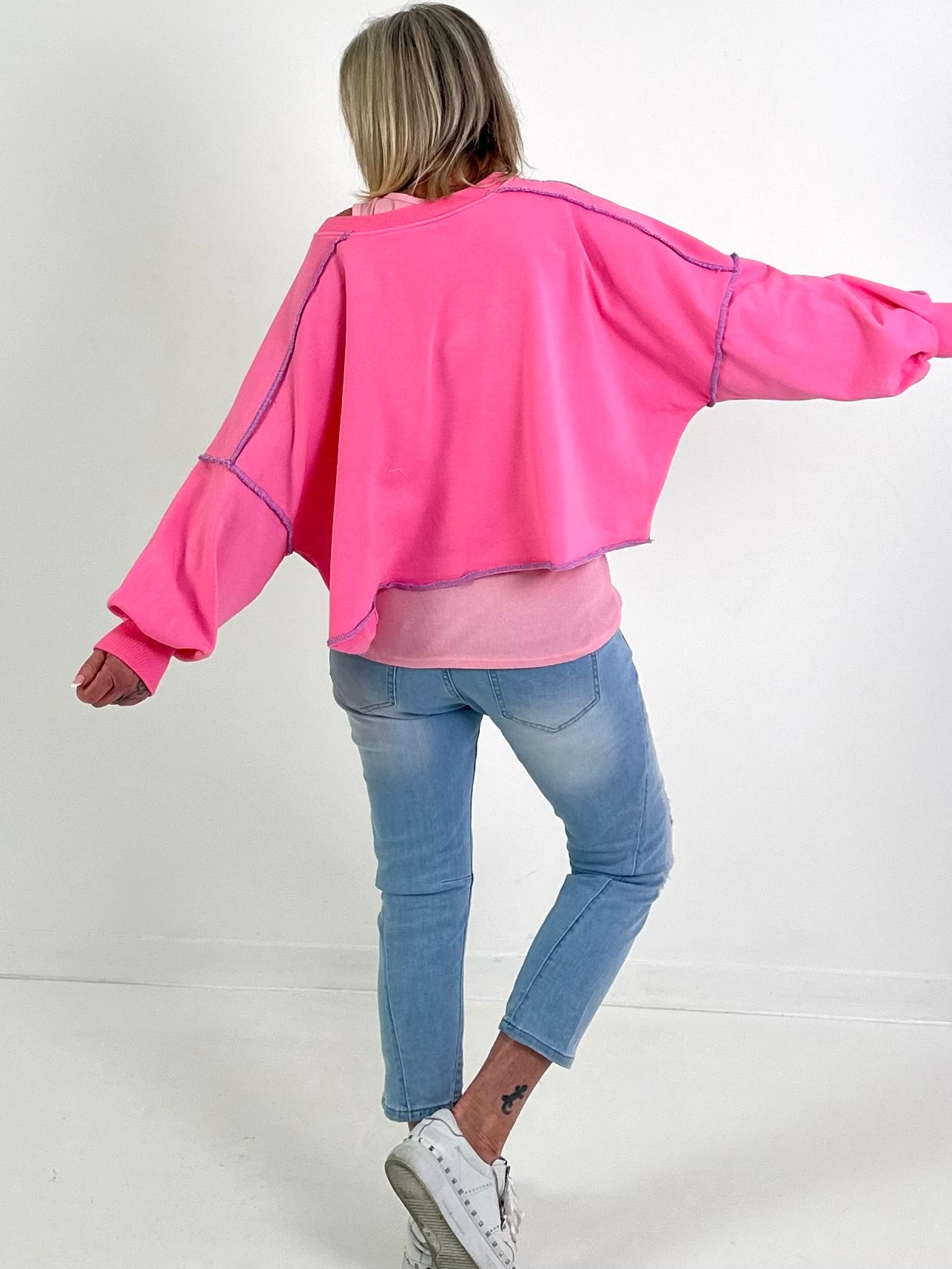 Sweater model "Color Whisper" - pink