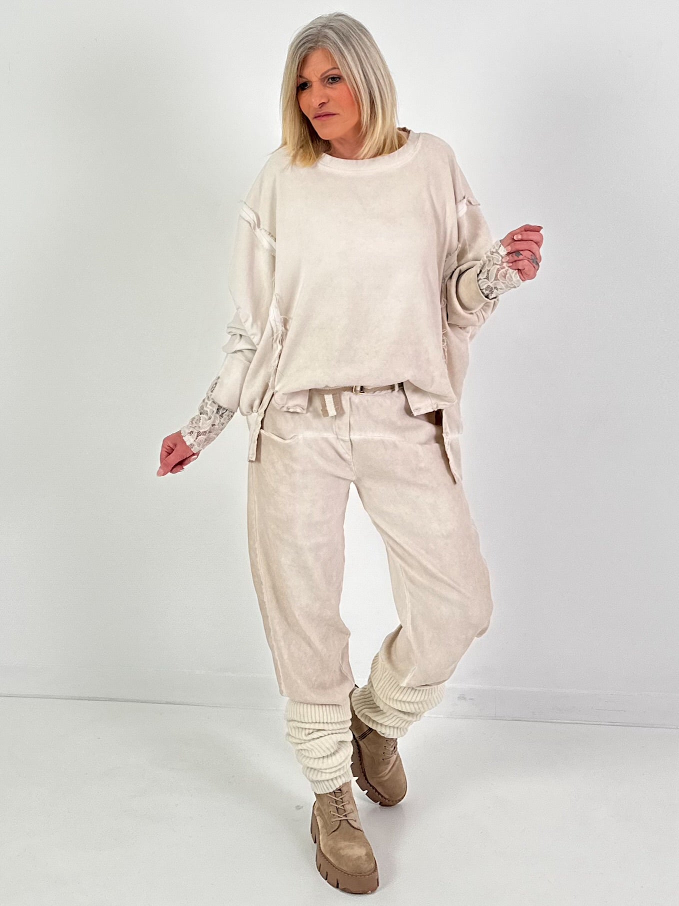 Lässige Hose - beige