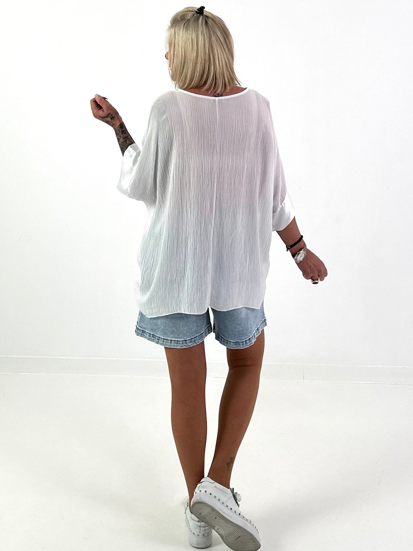 Structured shirt - white