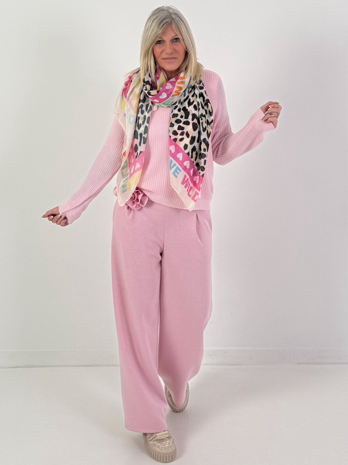 Pullover Modell "Light Essence" - rosa