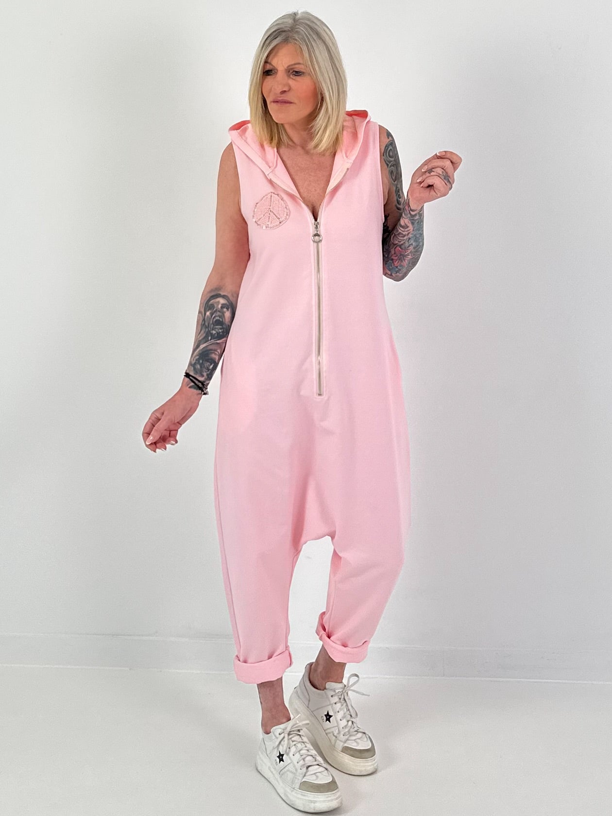 Jumpsuit Peace - rosa