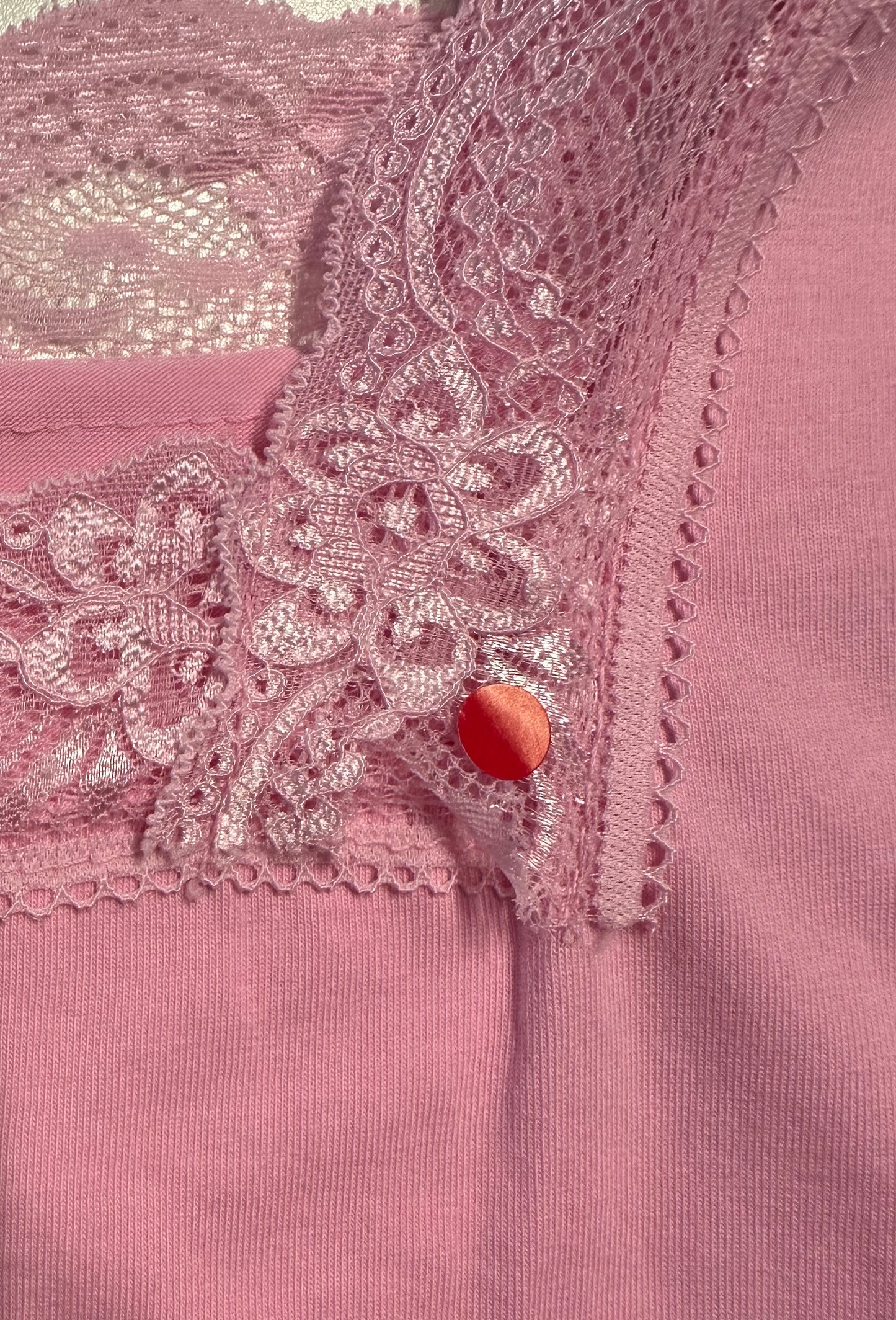 2. Wahl T-Shirt mit Spitzendetails - rosa