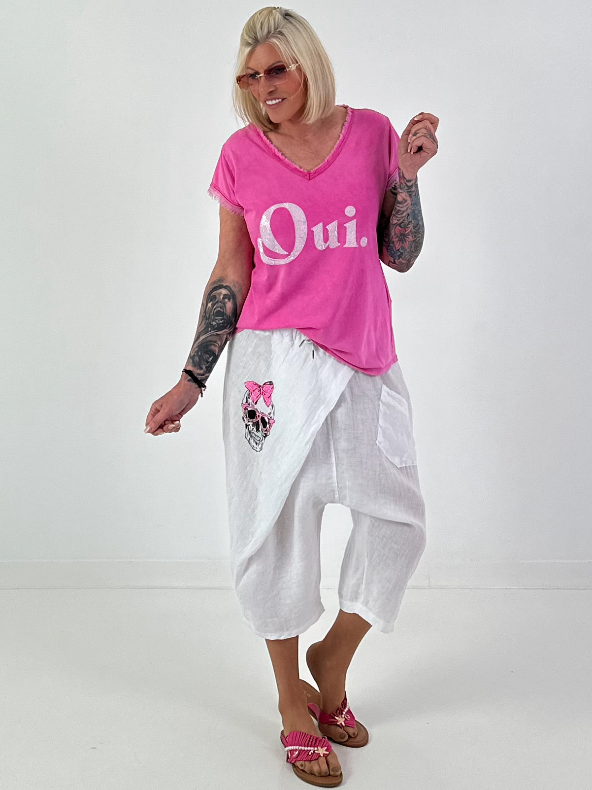 T-shirt Oui - pink