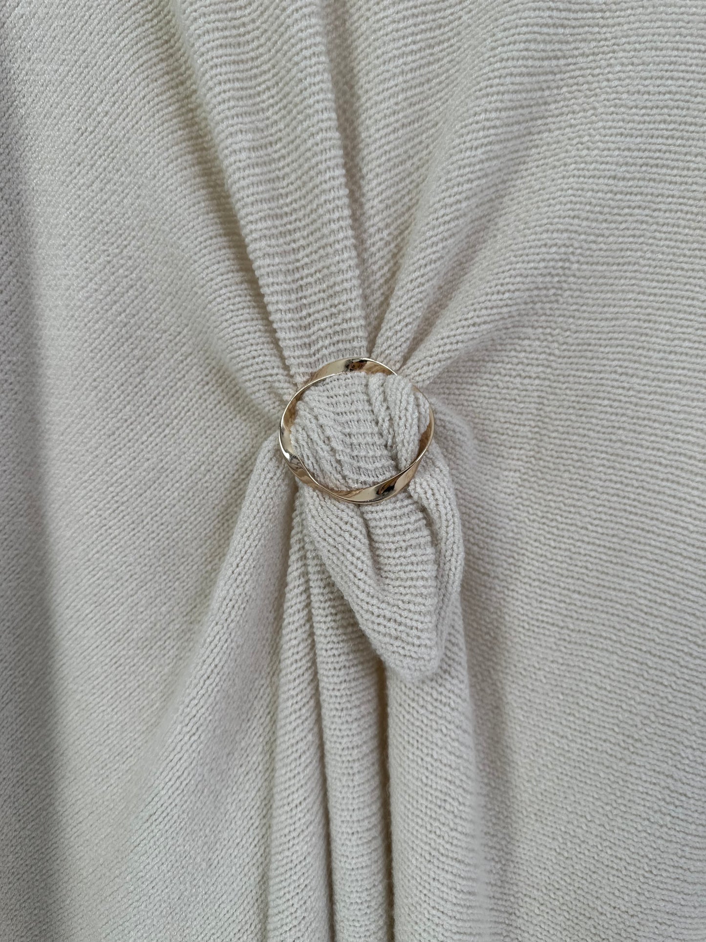 Ring met centrale staaf - goud