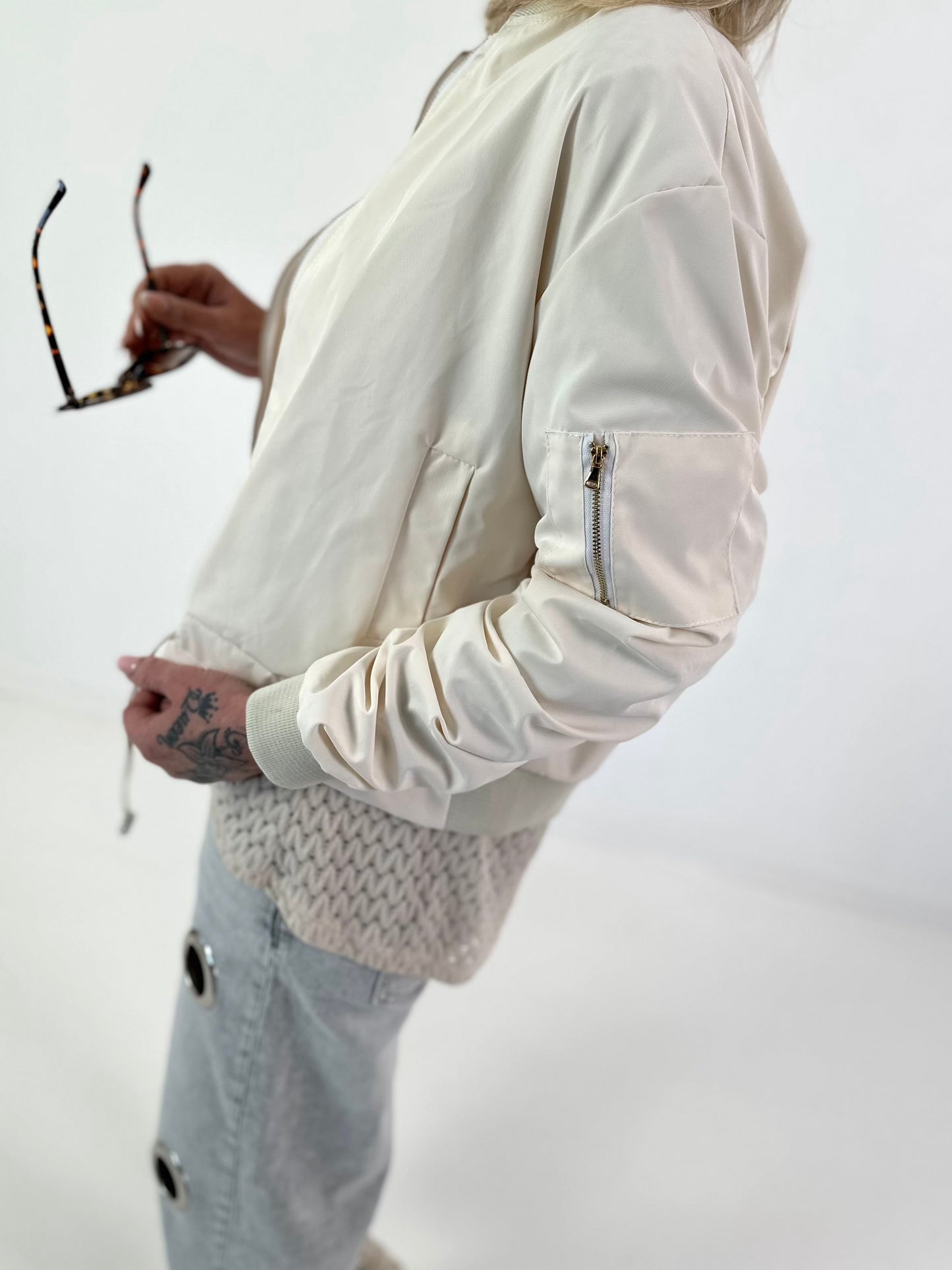 Bomberjacke - creme
