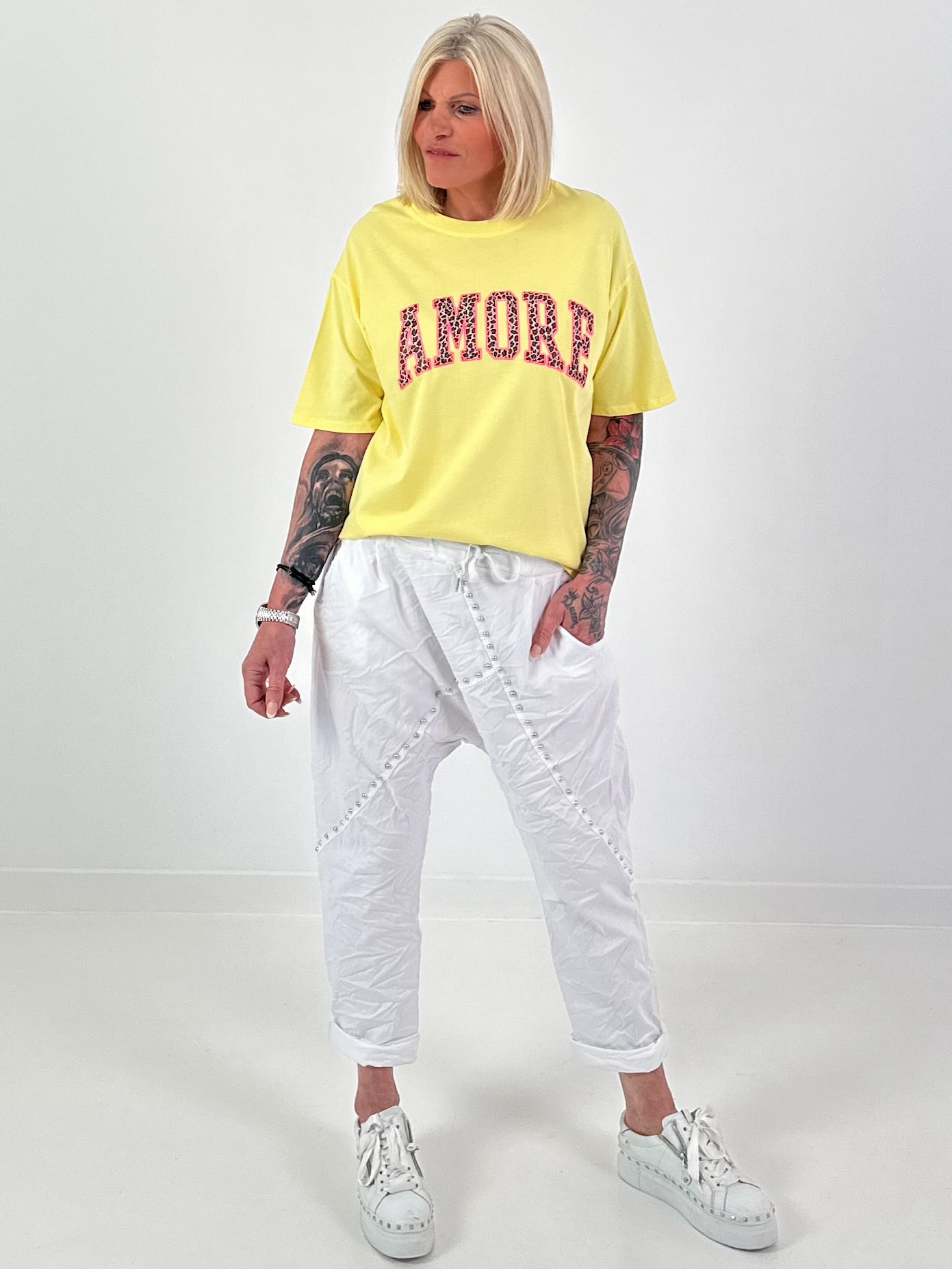 T-Shirt Amore - yellow