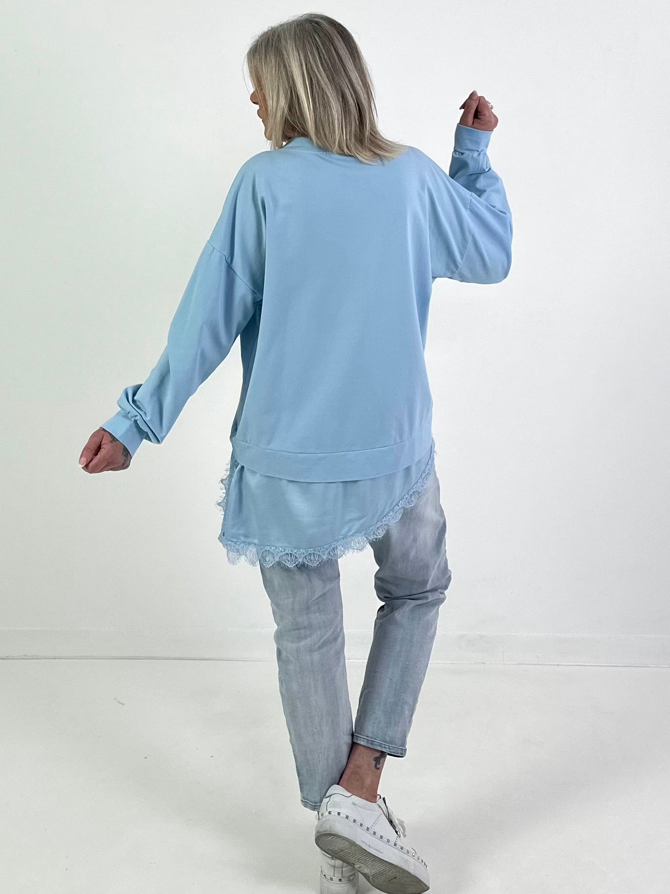 Sweater yourself - hellblau