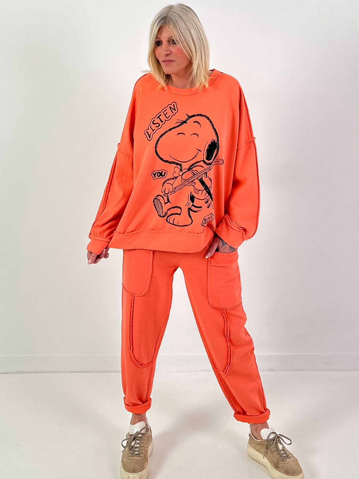 Hose Modell "Urban Pocket Flair" - orange