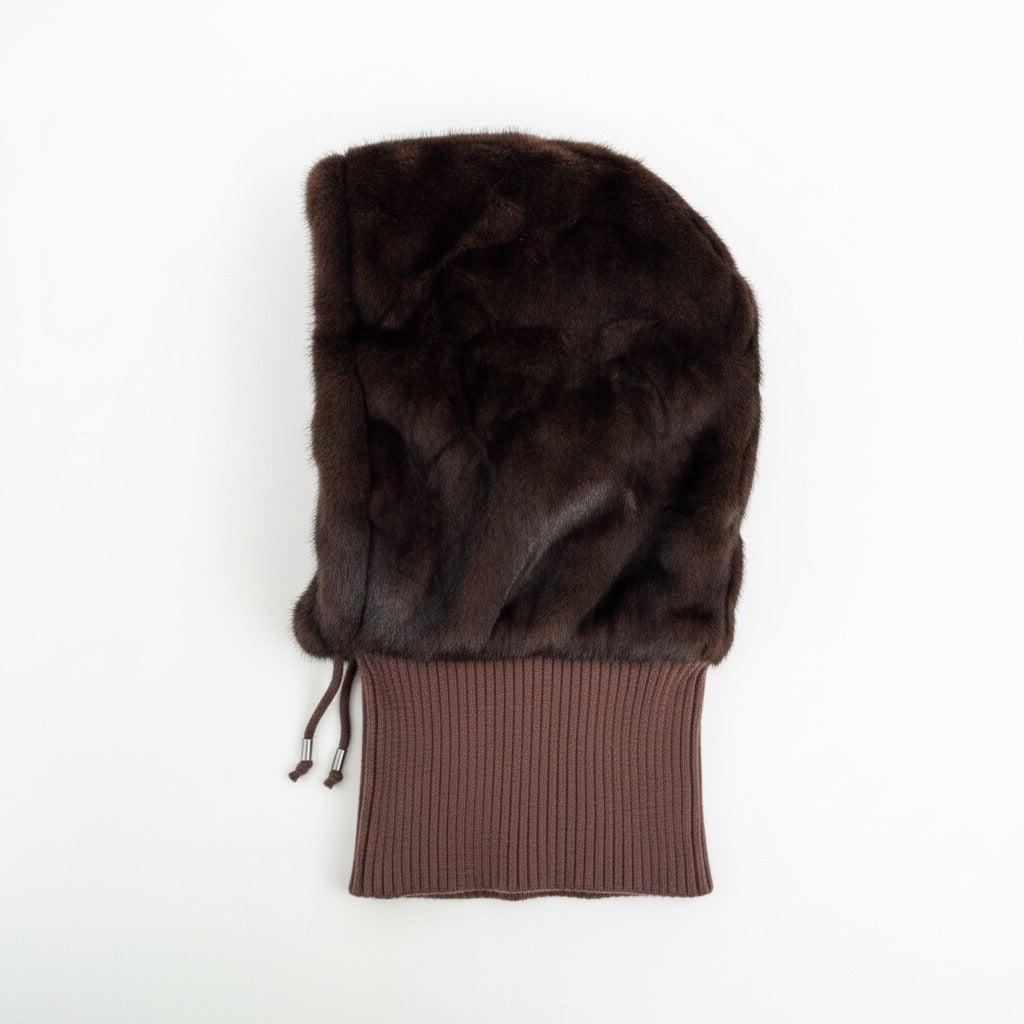 Cozy hat 3 looks - mocha