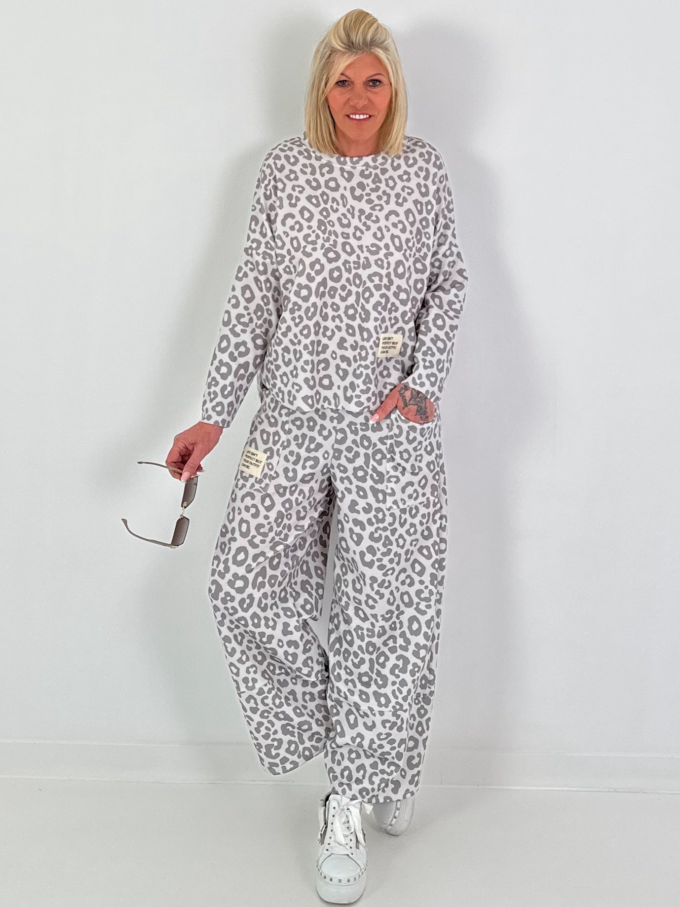 Two-piece set Leo - grey
