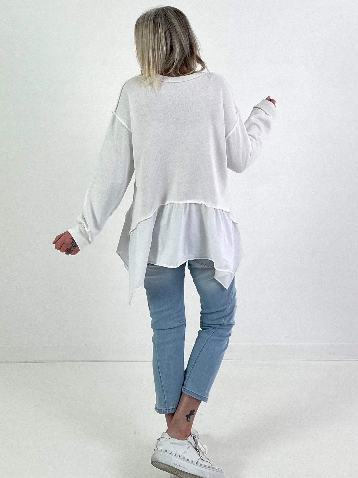 Sweater "Drift Ensemble" - weiss