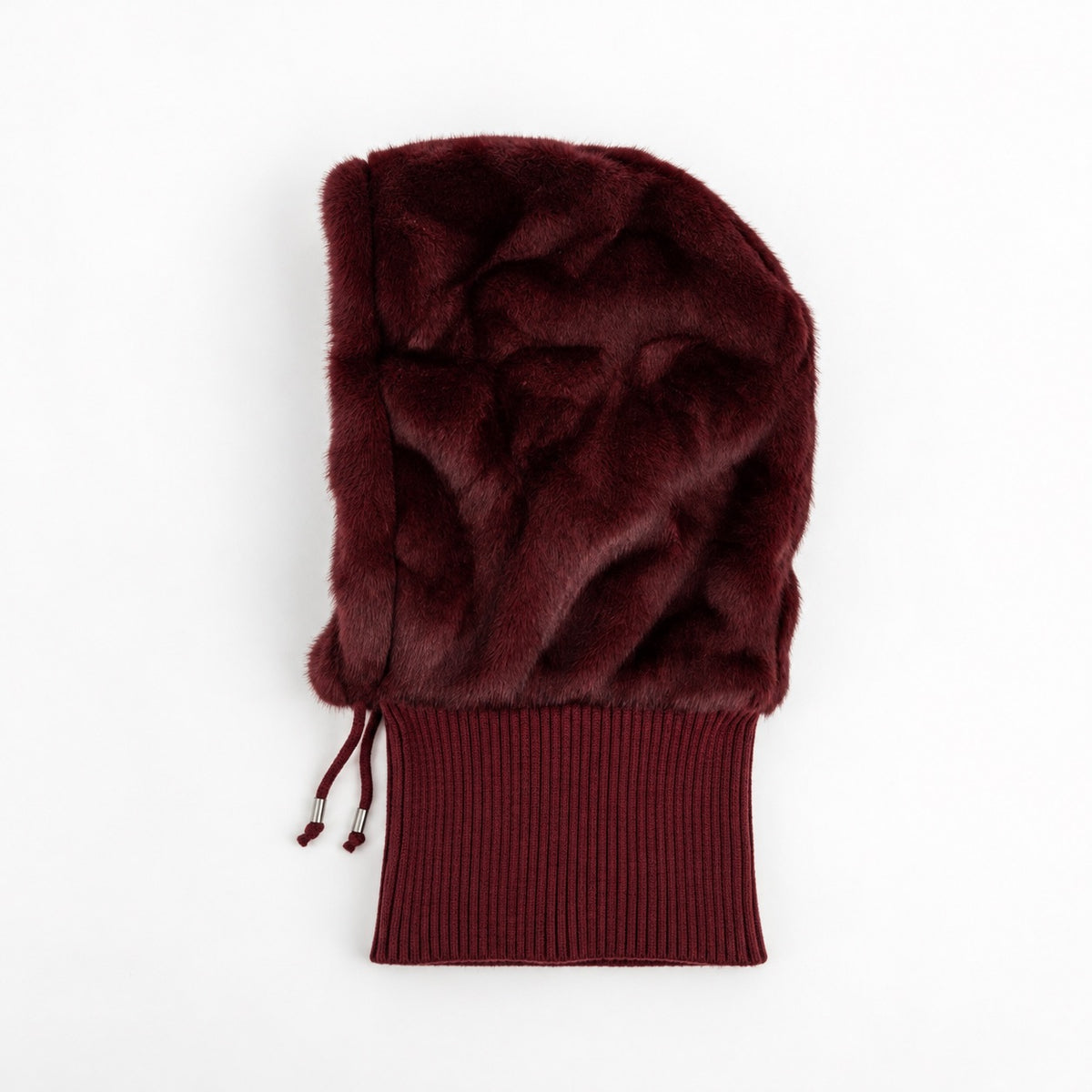 Cozy beanie 3 looks - burgundy