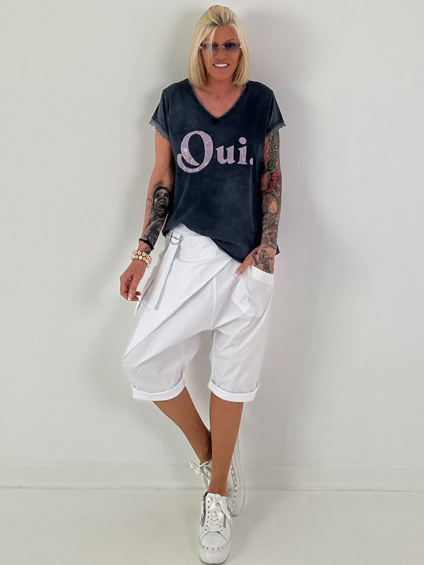 T-Shirt Oui - blue