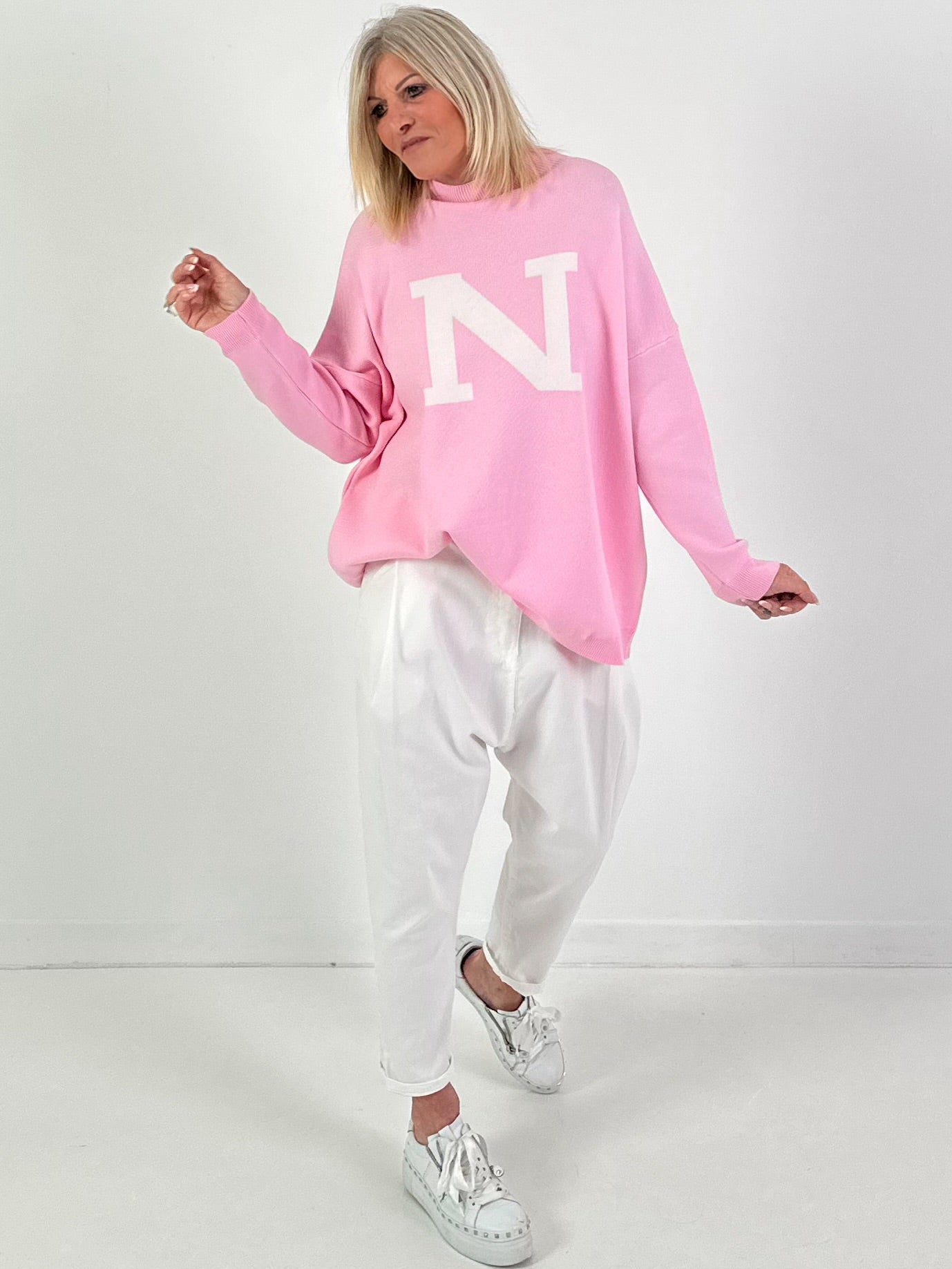 Pullover Modell "N-Edition" - rosa ( lieferbar ab ca. 12.12.25)