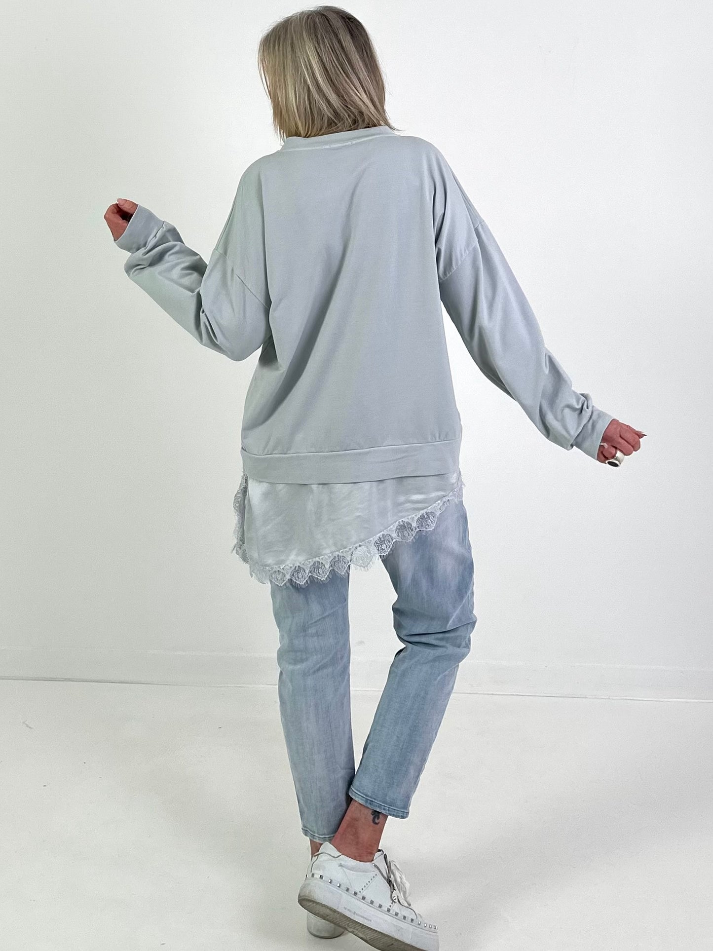 Sweater yourself - hellgrau