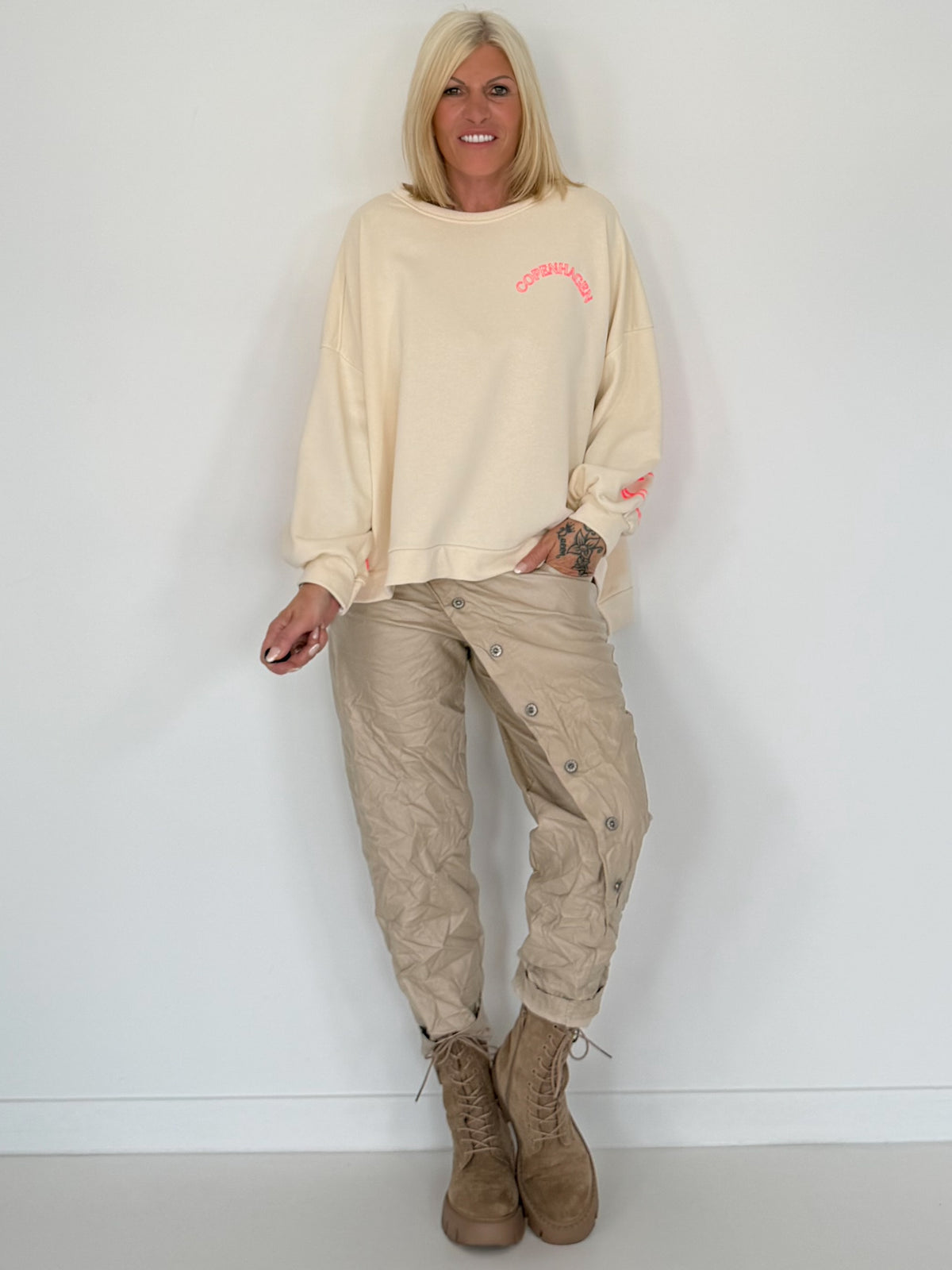 Oversized Sweater Copenhagen - beige