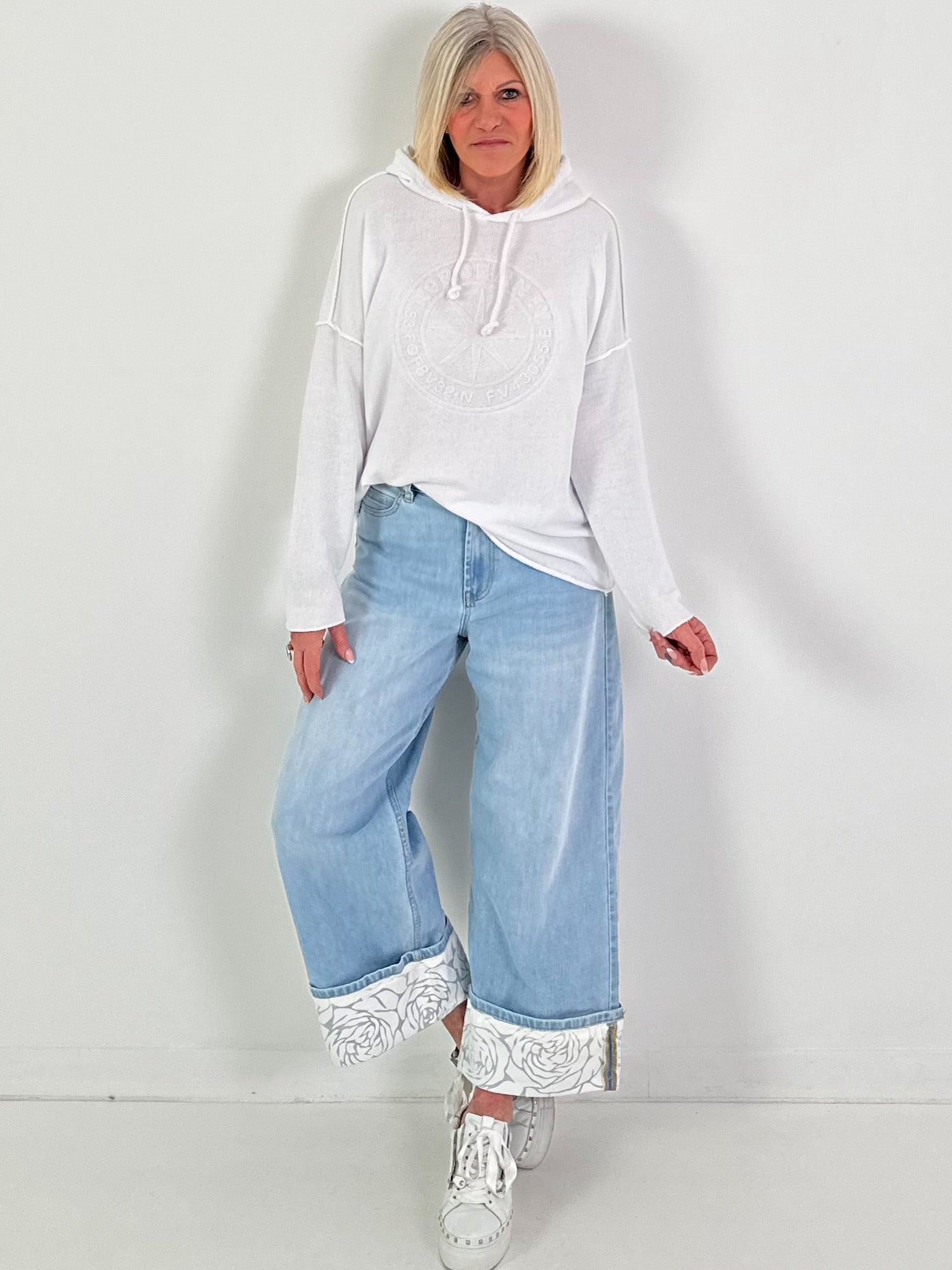 Hoodie Modell "Norderney" - weiss