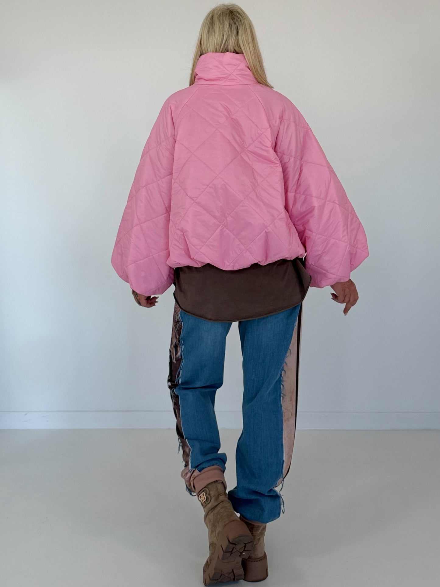 Jacke mit Puffärmelchen - rosa