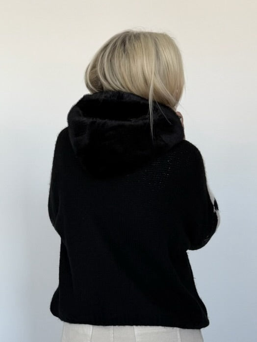 Cozy beanie 3 looks - black