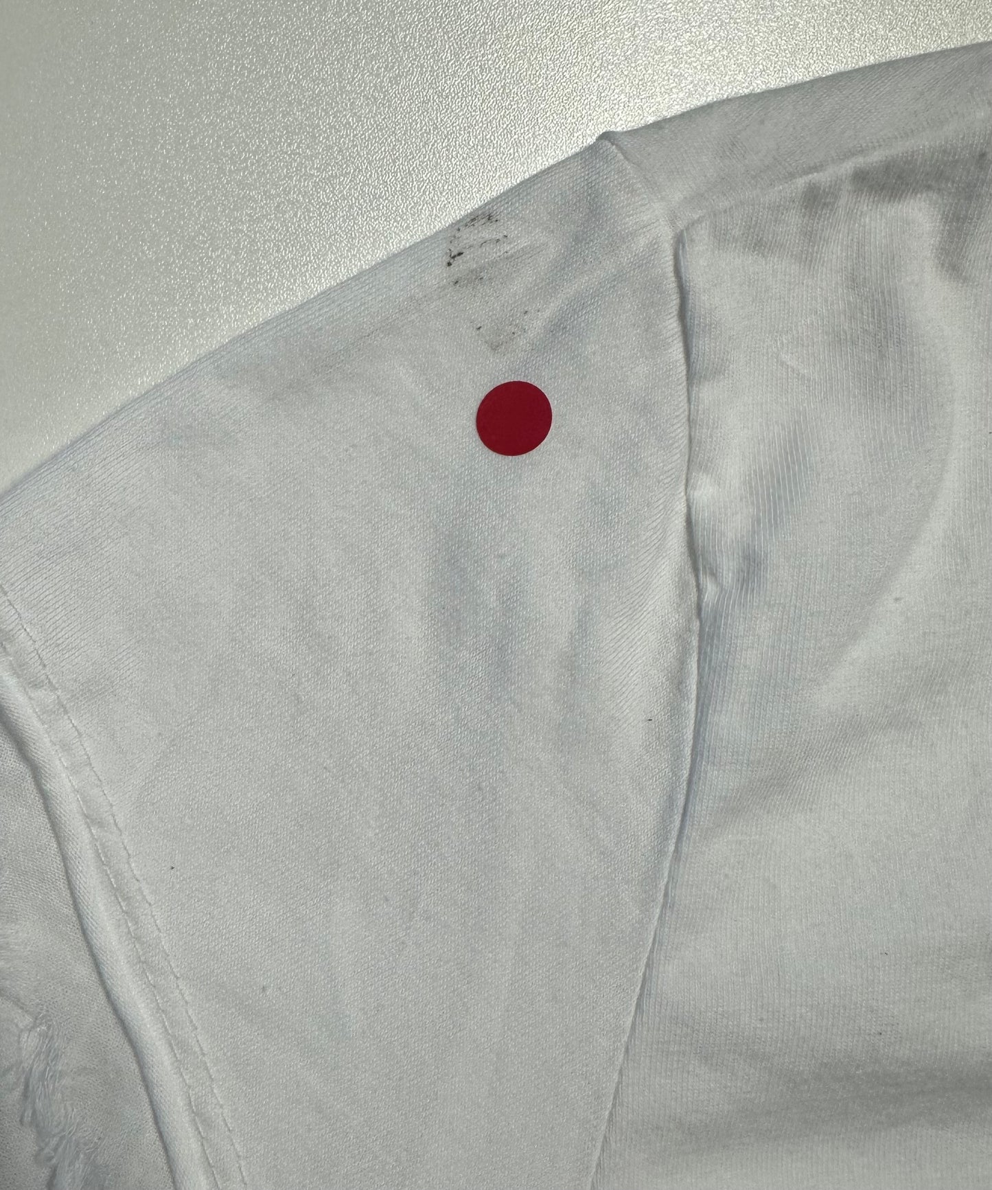 2. Wahl T-Shirt mit fransigen Abschlüssen- weiss