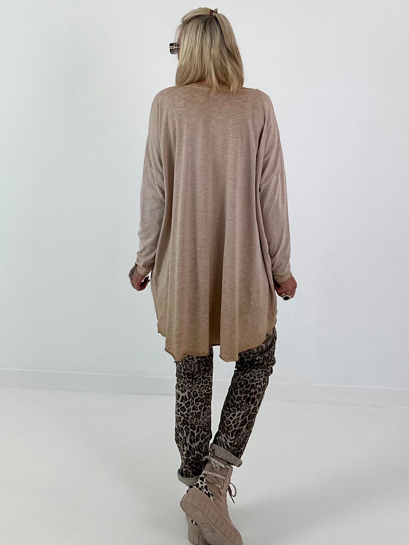 Oversized Shirt Finished - camel