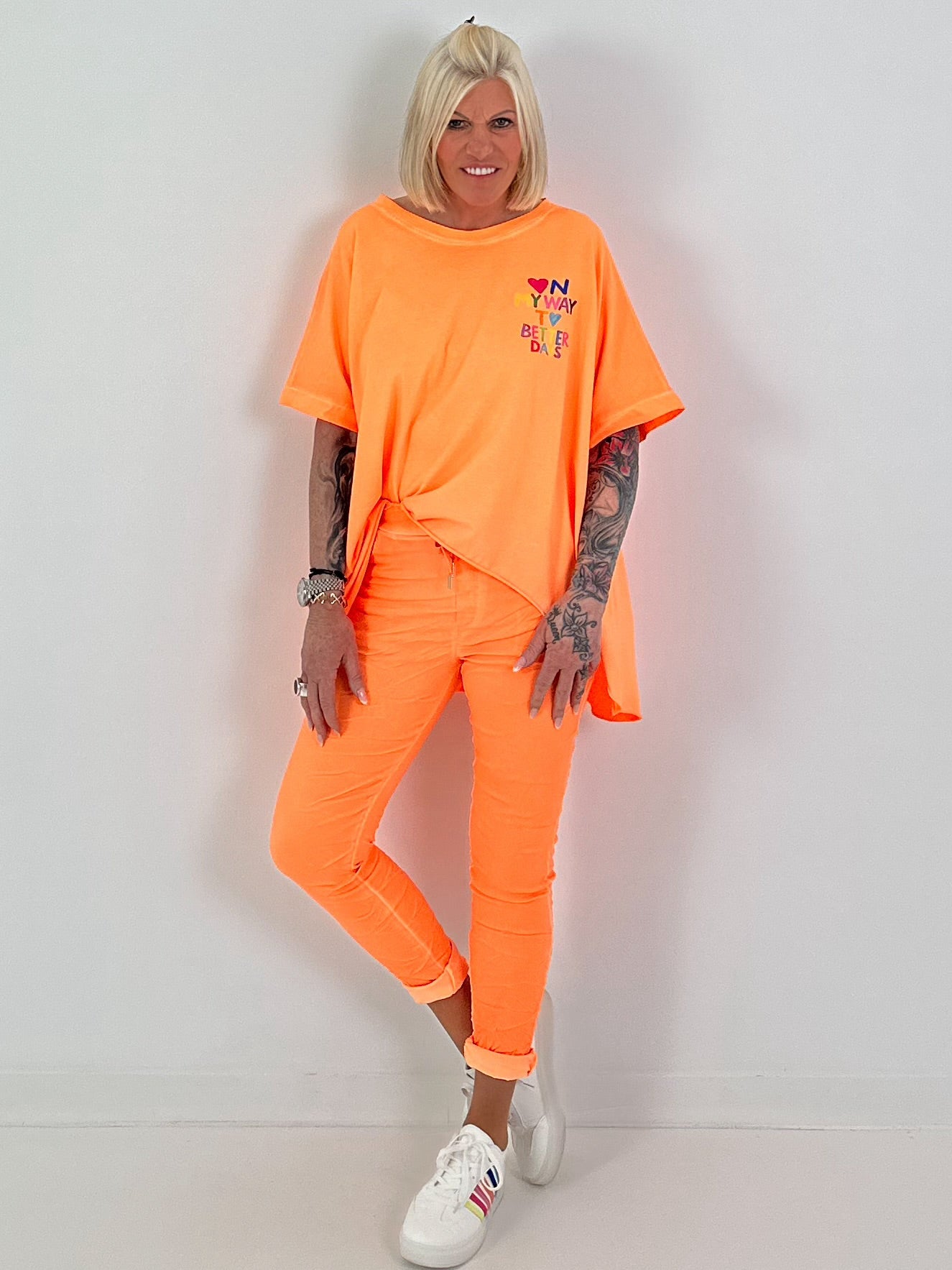 T-Shirt My Way - neon orange