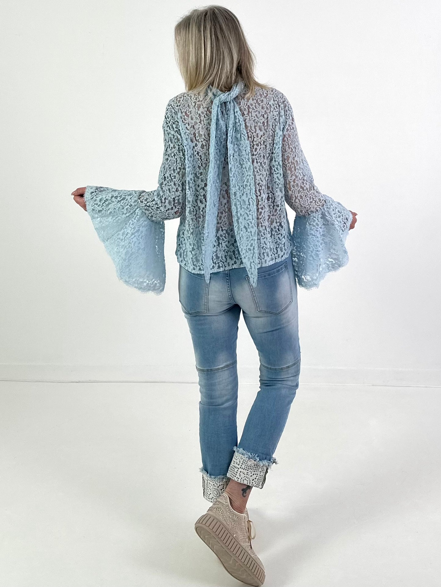 Lace tunic model "Graceful Spirit" - light blue