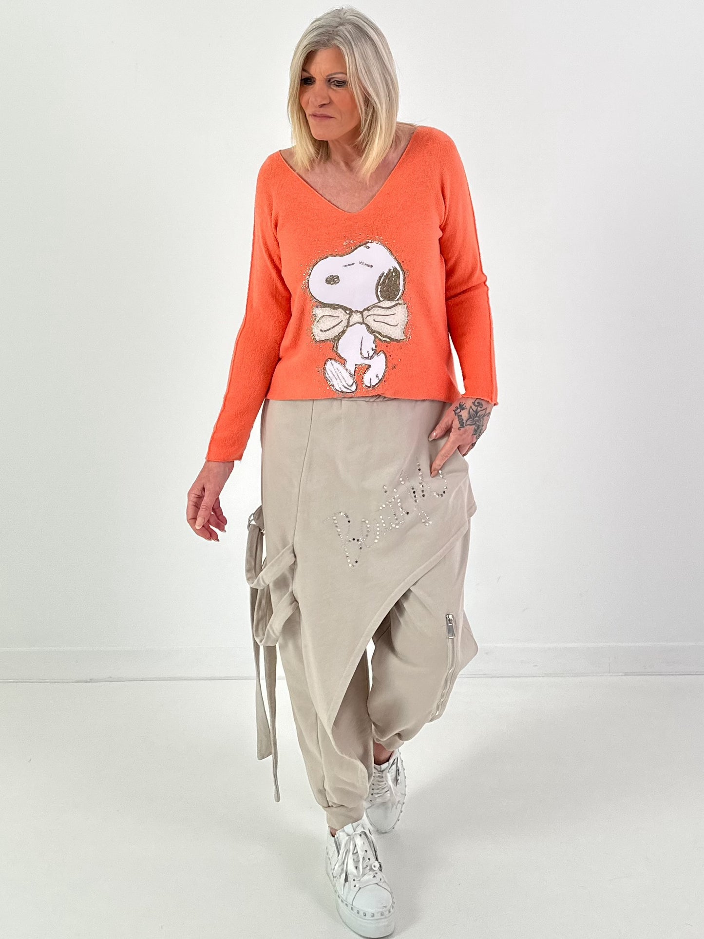 Sweater model "Cozy Cutie" - orange