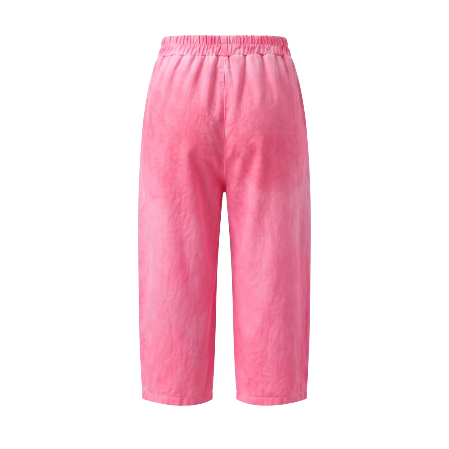 Hose mit Overlay und Metallösen - neonpink
