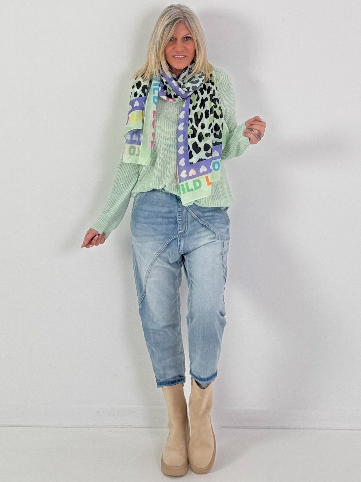 Pullover Modell "Light Essence" - mint