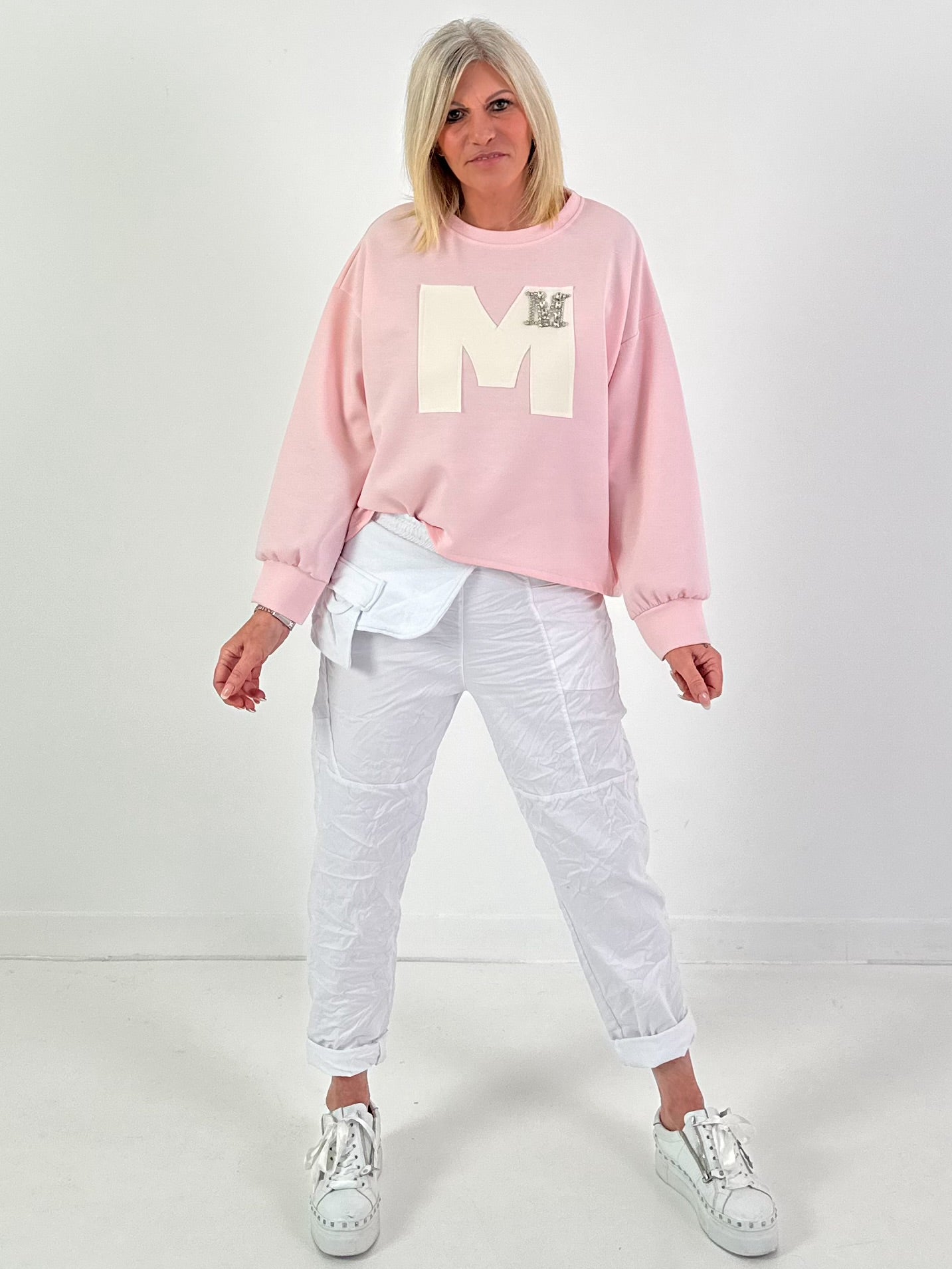 Sweatshirt model "Edition M" - pink