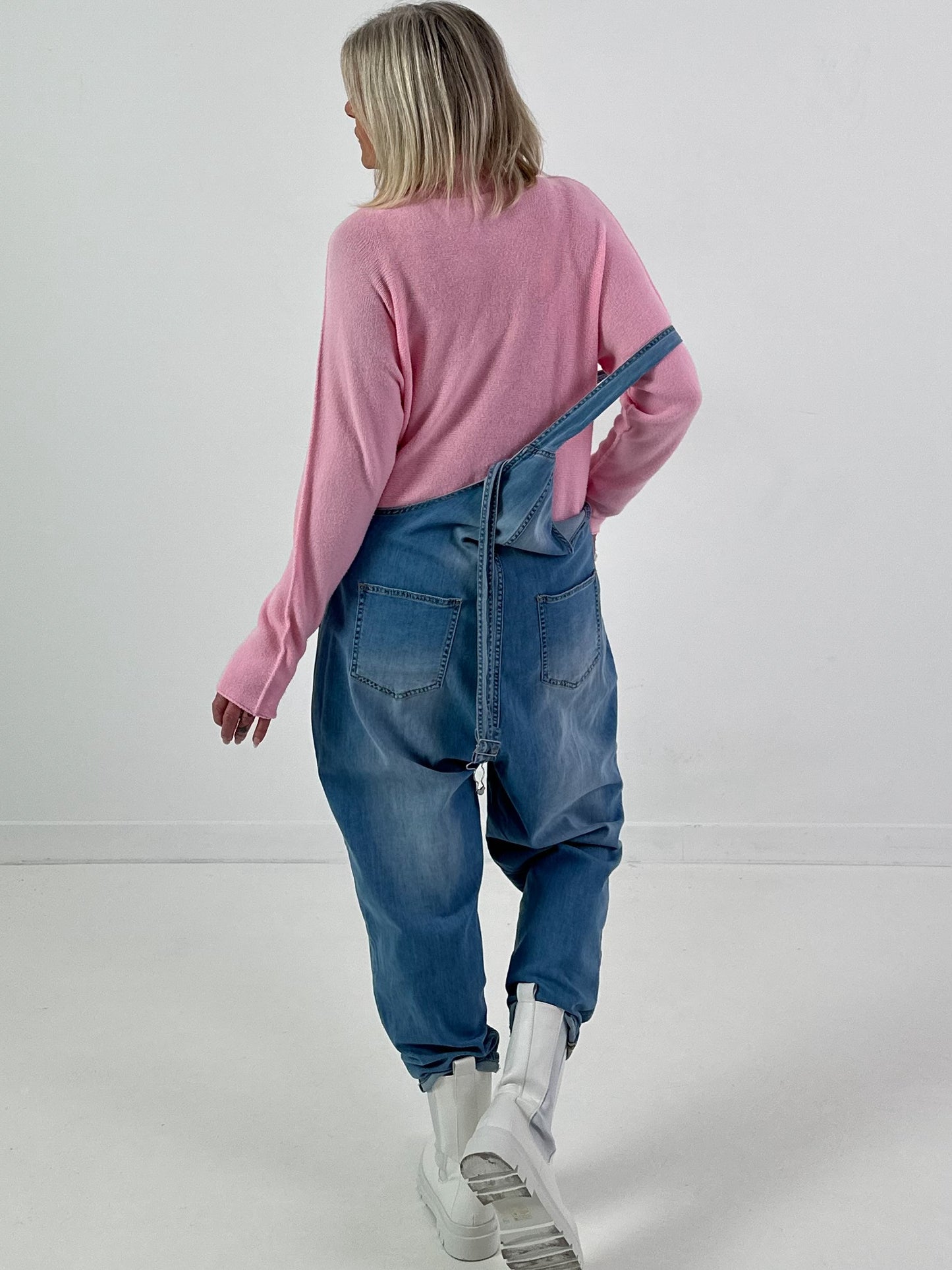 Jeans Latzhose Modell "Blue Over" - denim