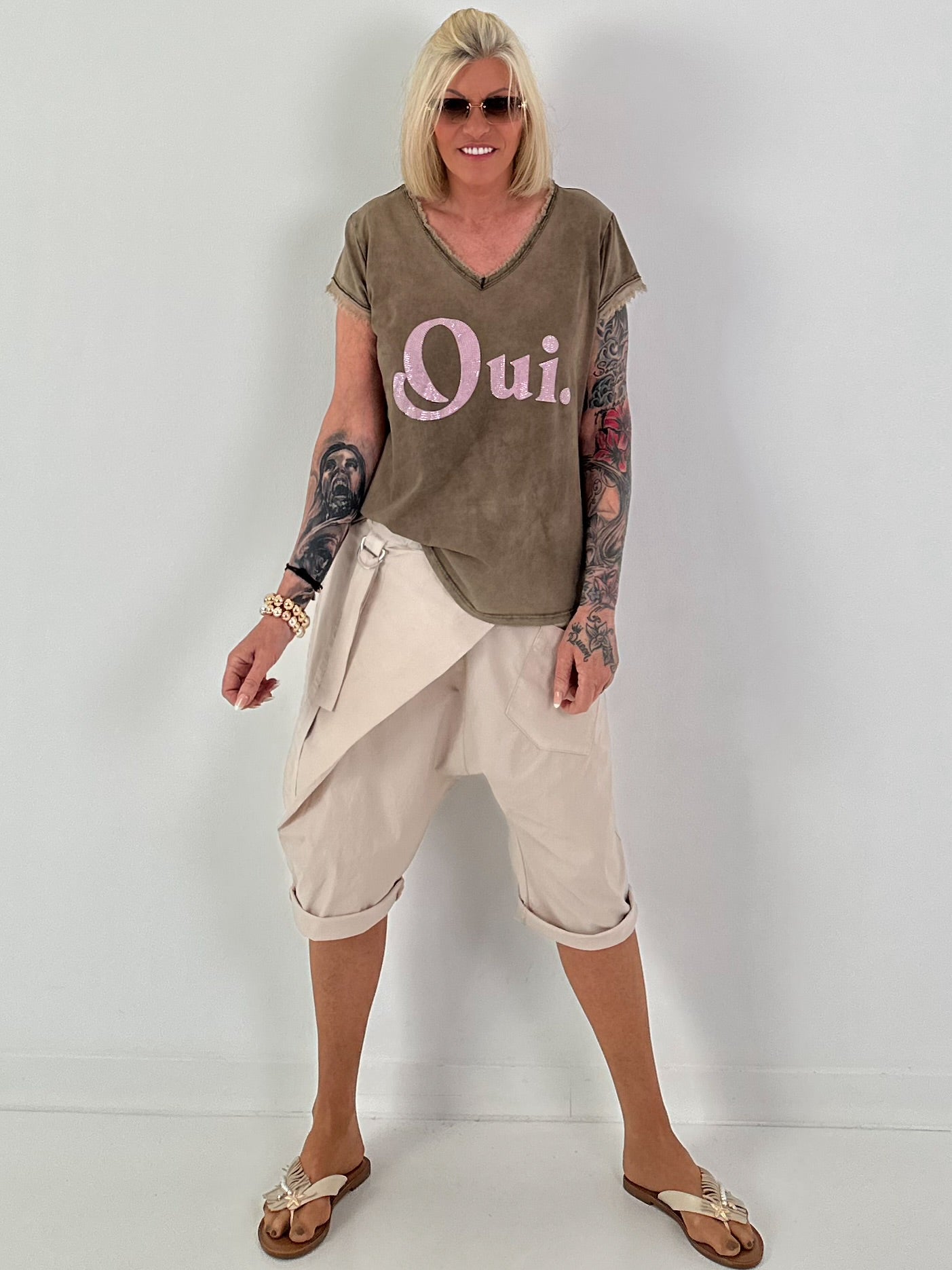 T-Shirt Oui - chocolate