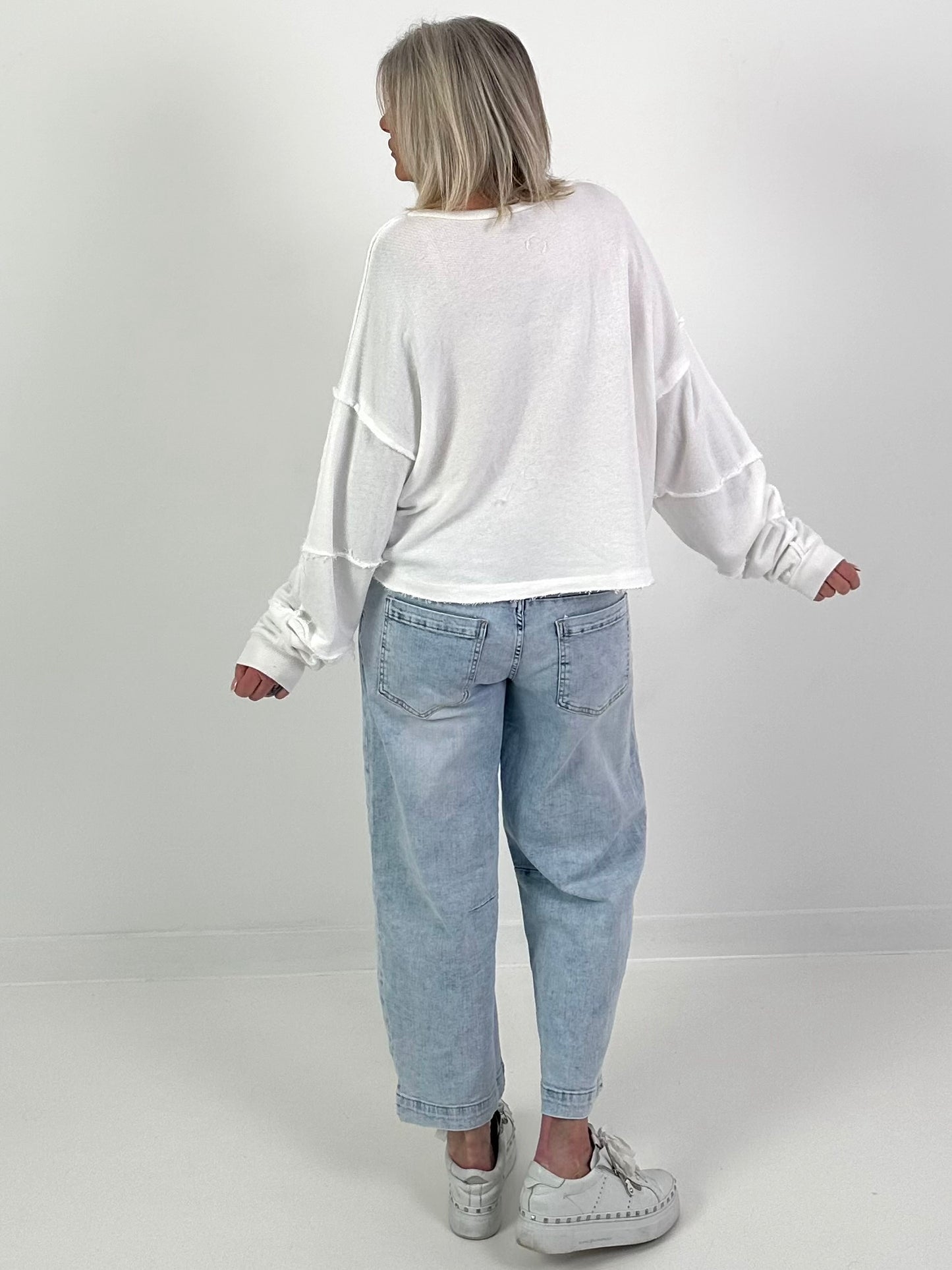 Peace&Love Sweater - white
